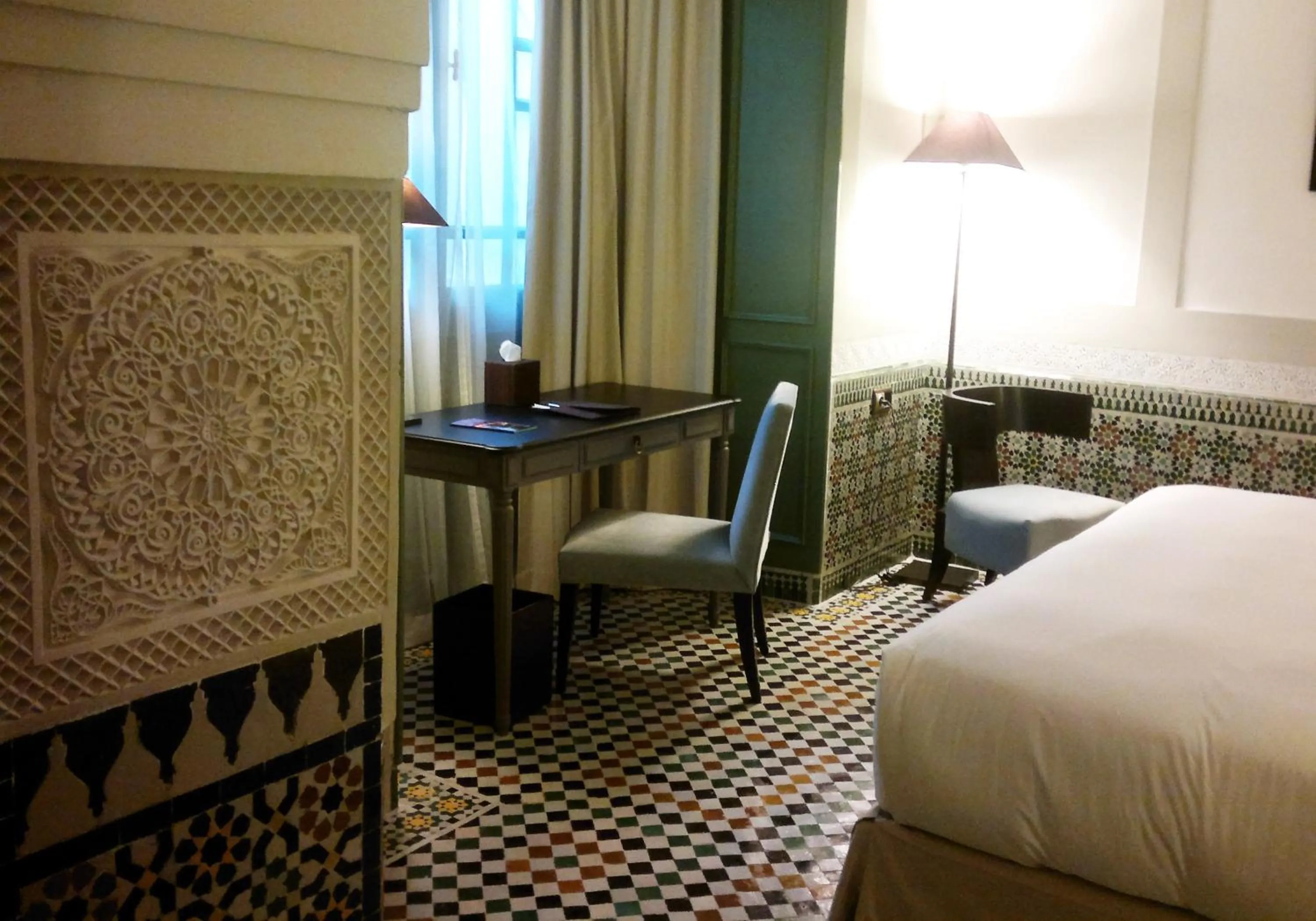 Seating area, Bed in Palais Faraj Suites & Spa