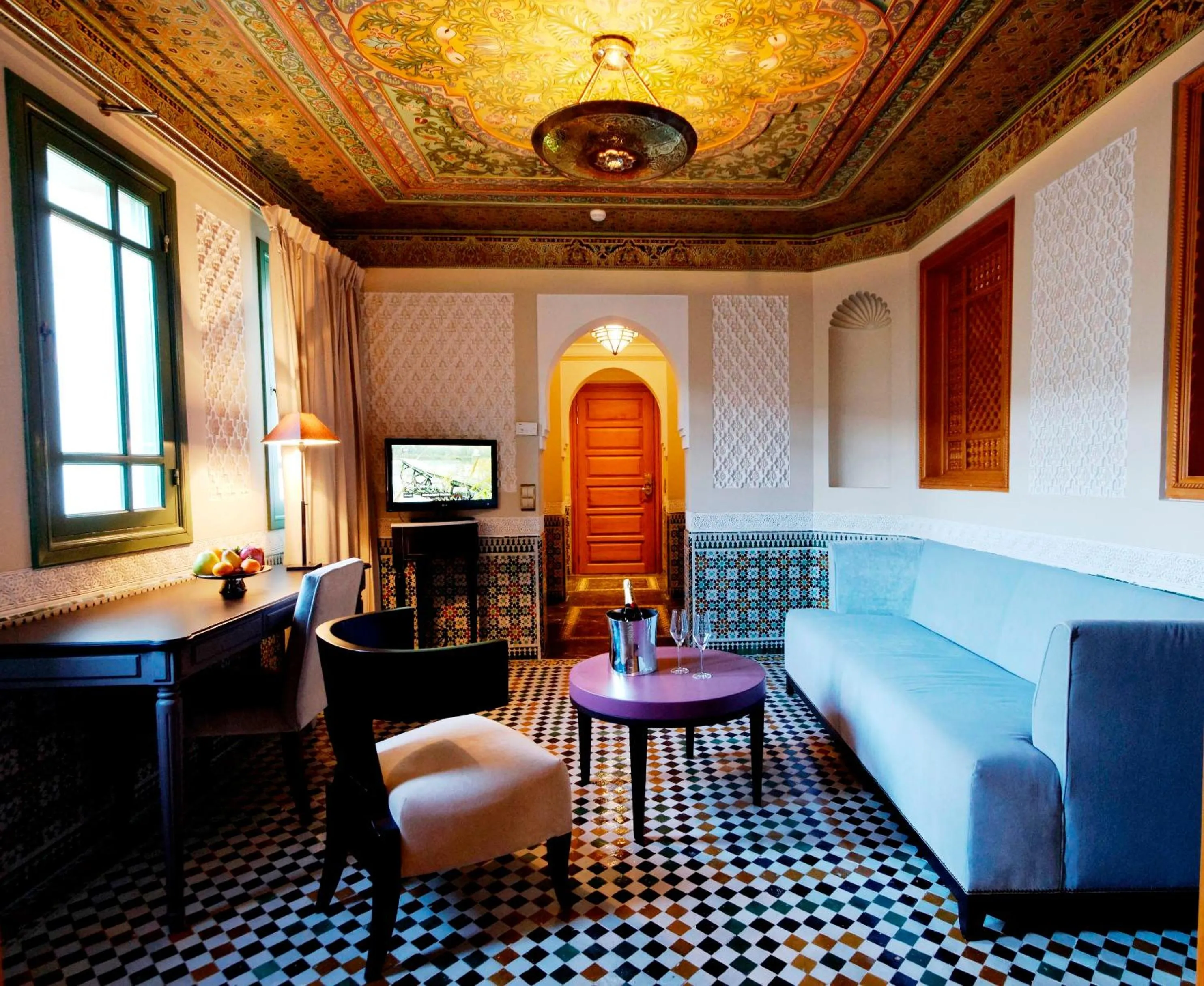 Seating area in Palais Faraj Suites & Spa