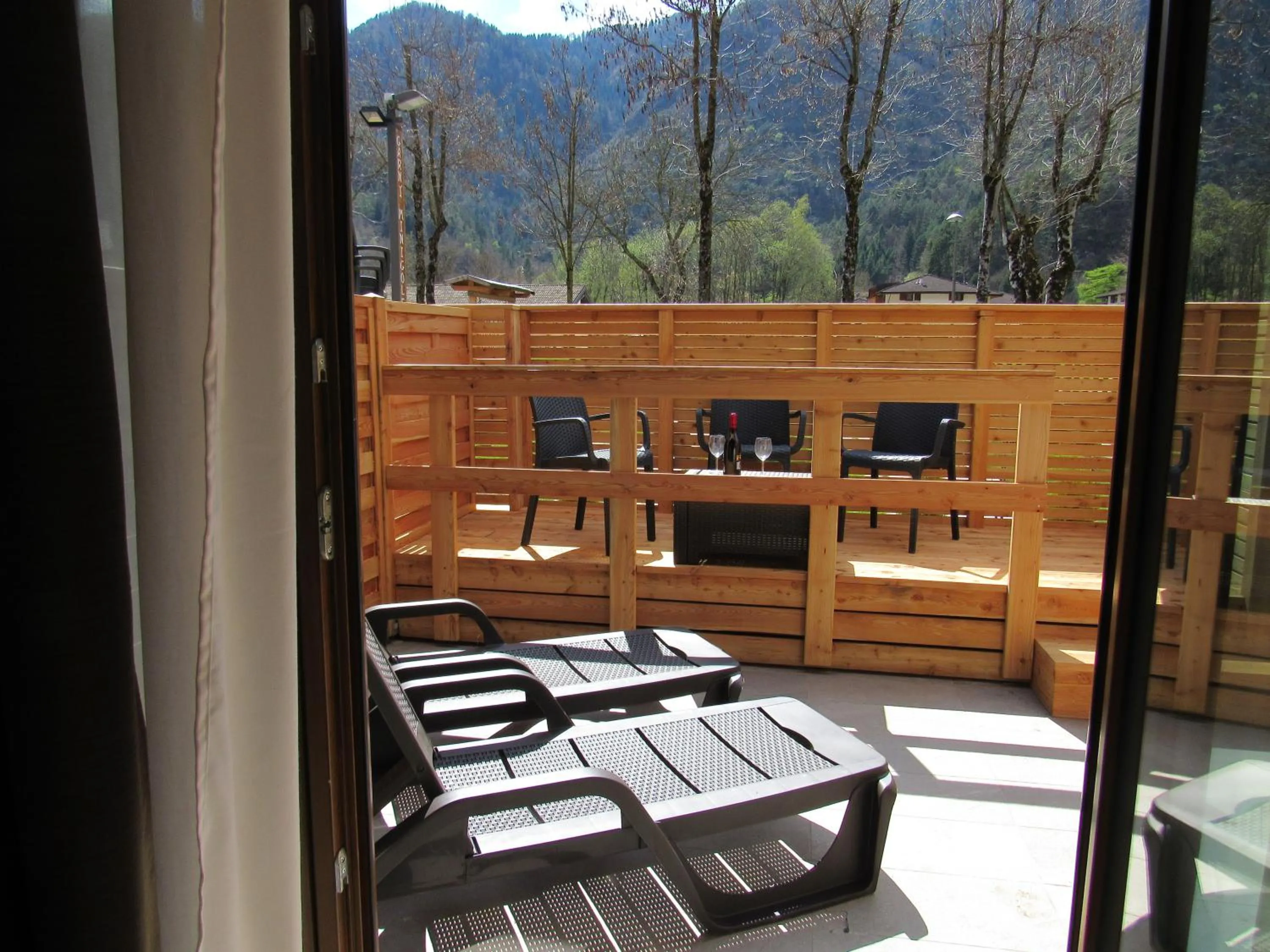 Balcony/Terrace in Hotel Garni My Ledro