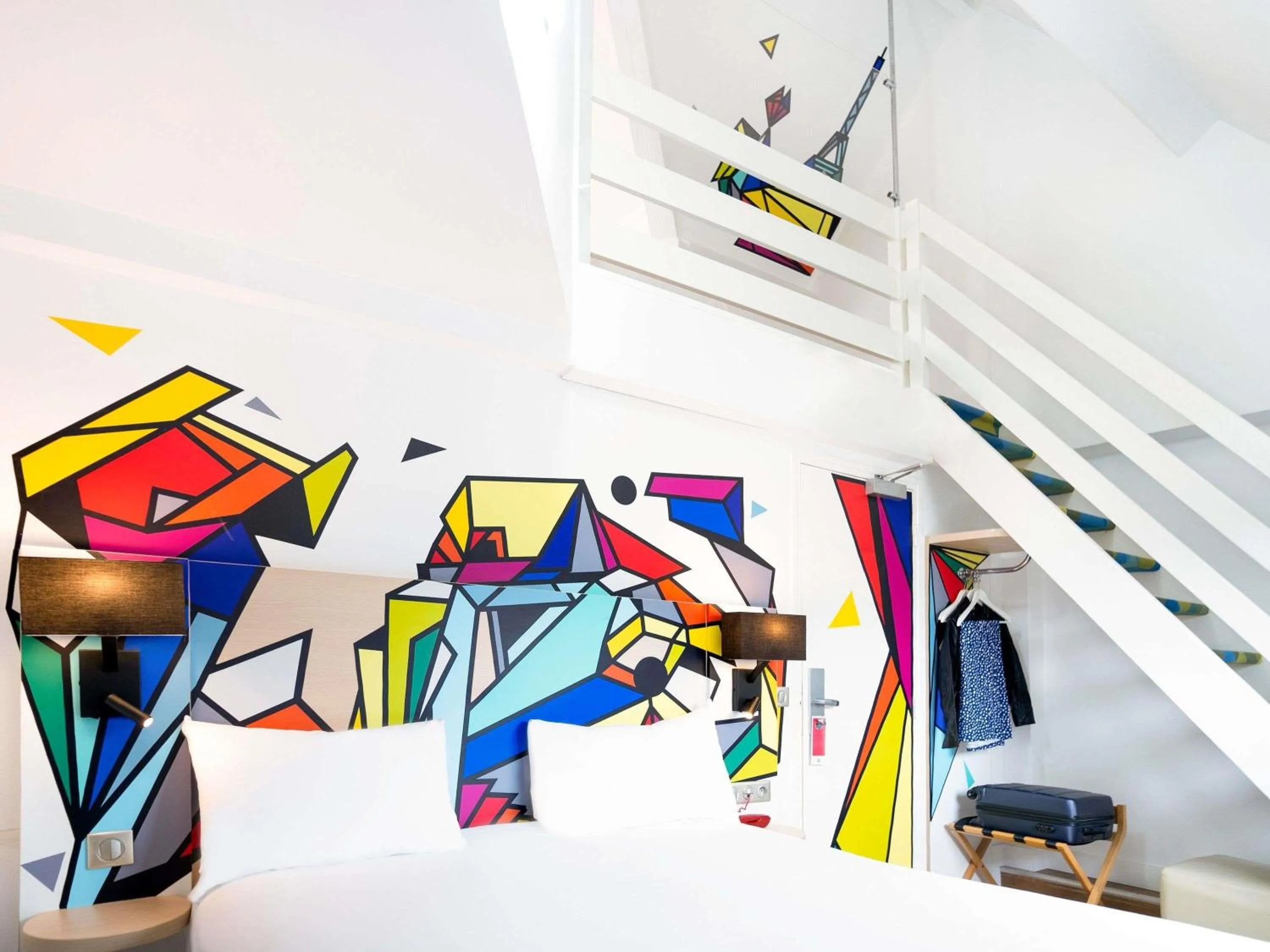 Bedroom in ibis Styles Paris Maine Montparnasse