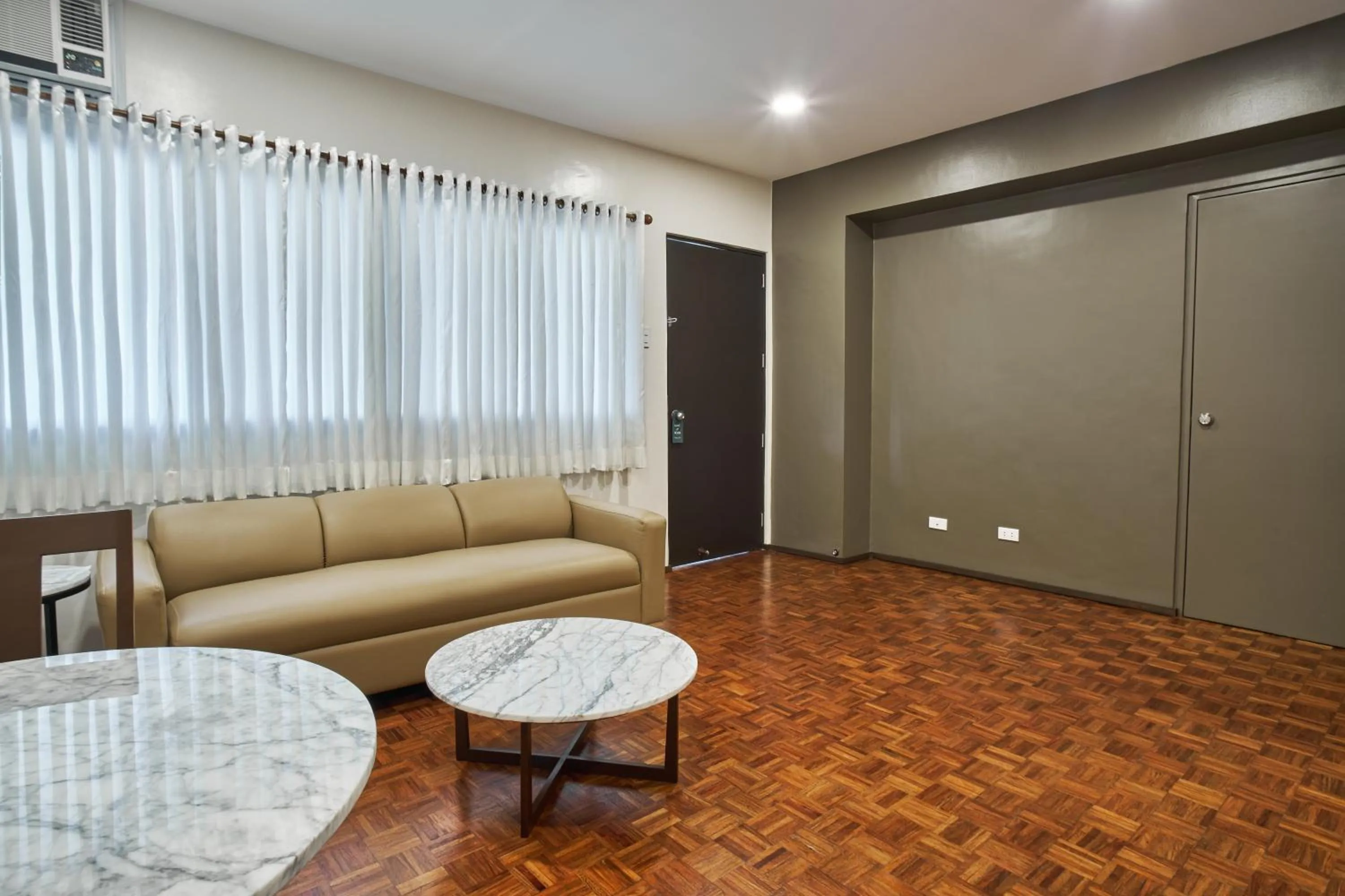 Seating area in Tropicana Suites