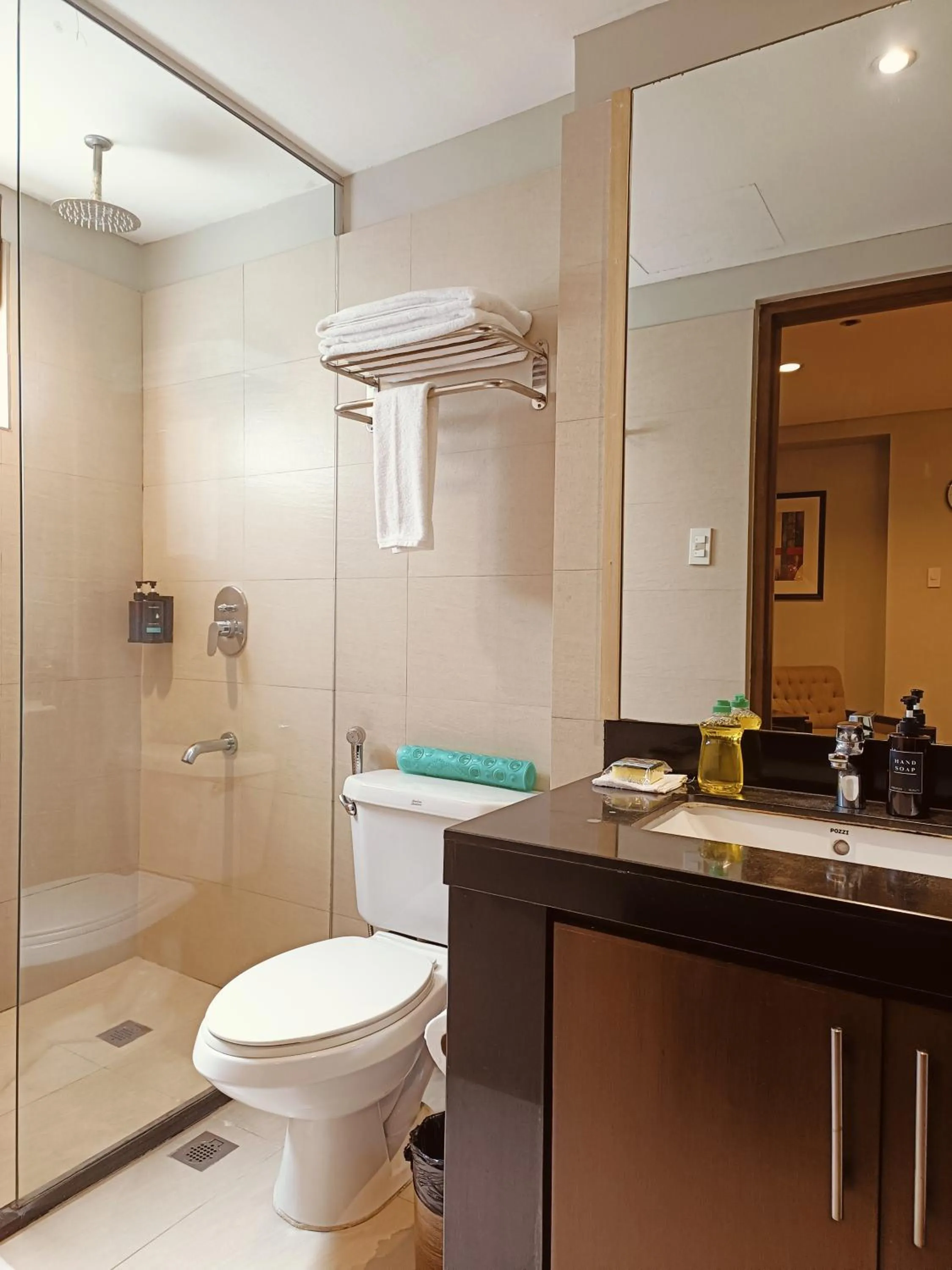 Shower in Tropicana Suites