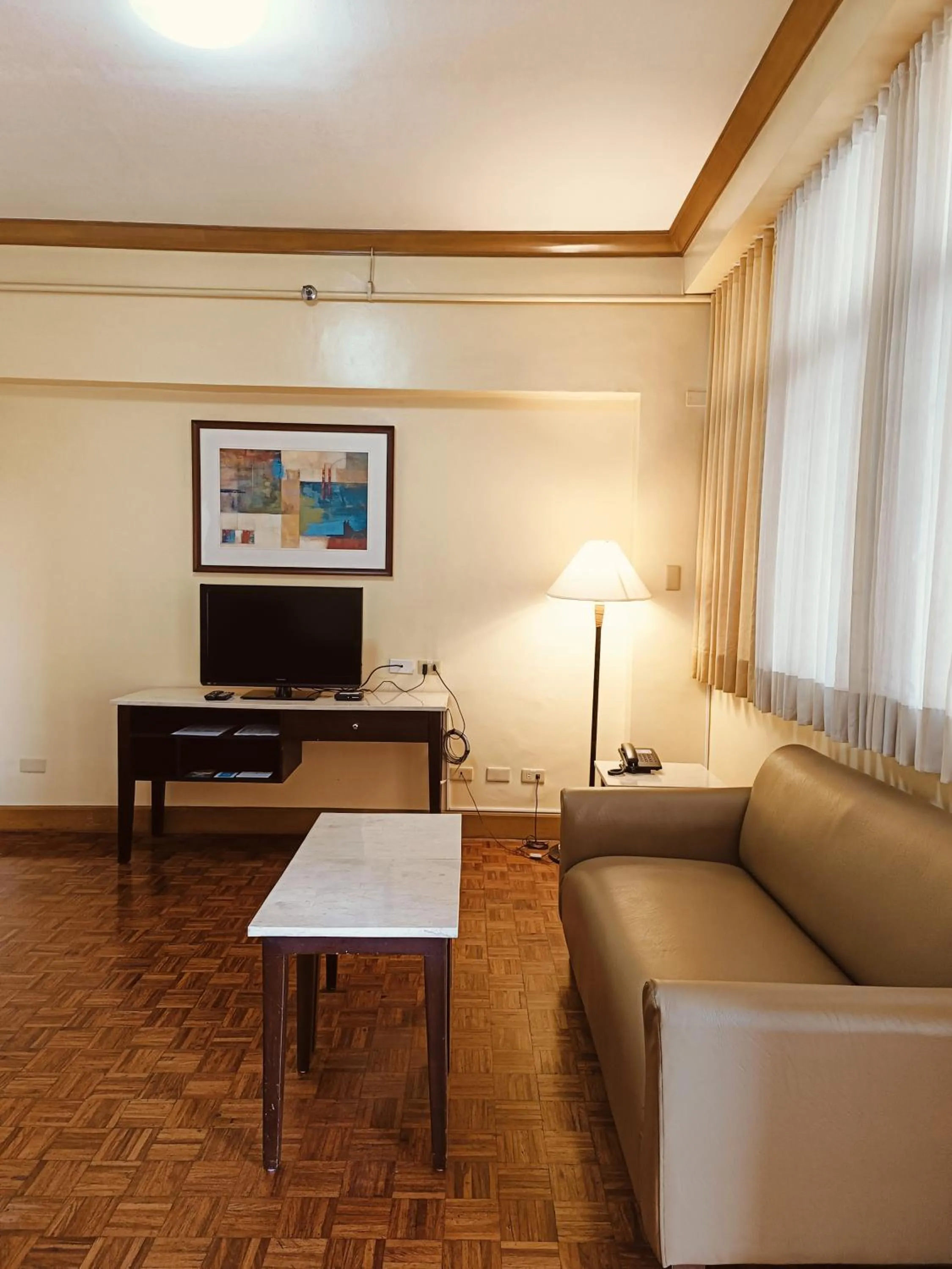 Living room in Tropicana Suites