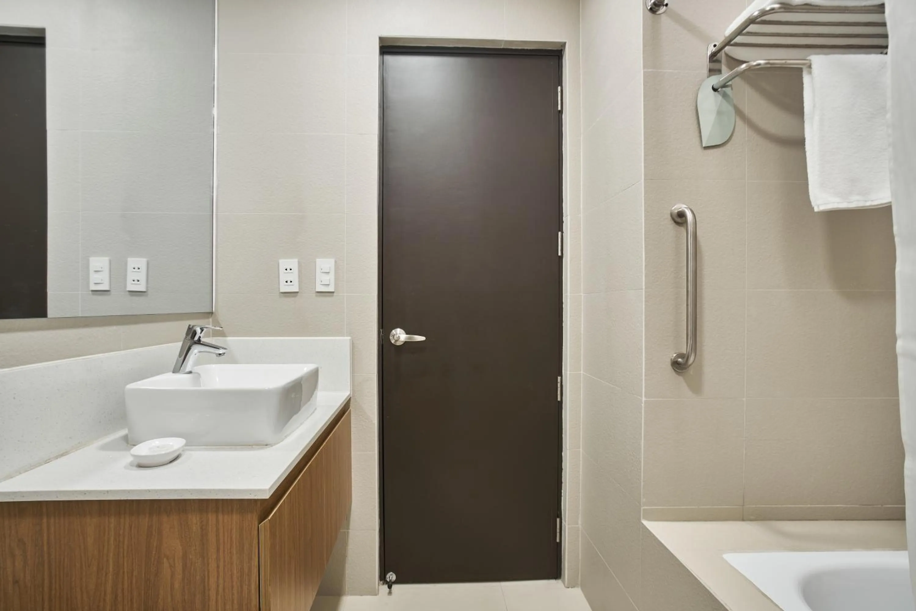 Bathroom in Tropicana Suites