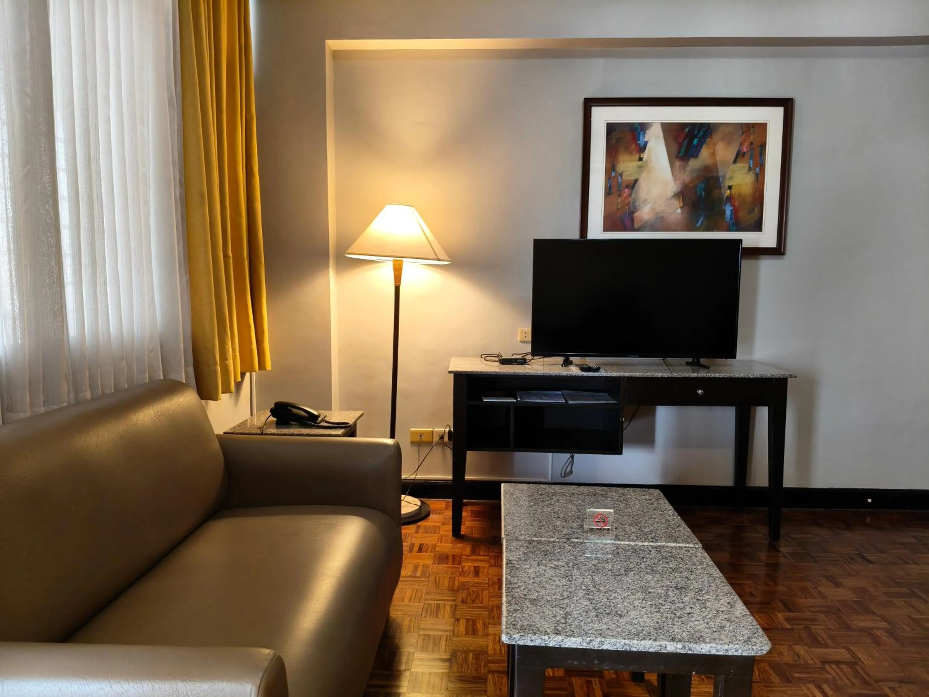 Living room in Tropicana Suites