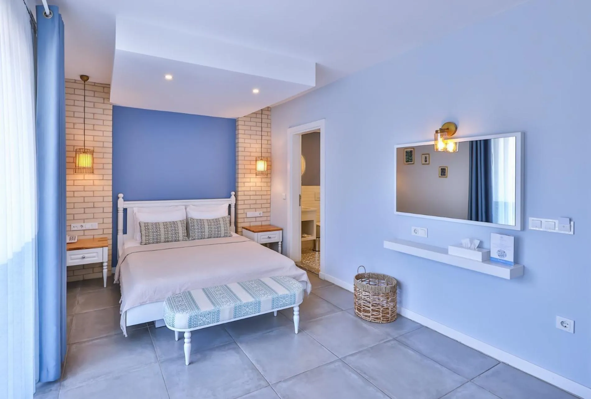 Photo of the whole room, Bed in Luvi Kaş Otel - Adults Only (+16)