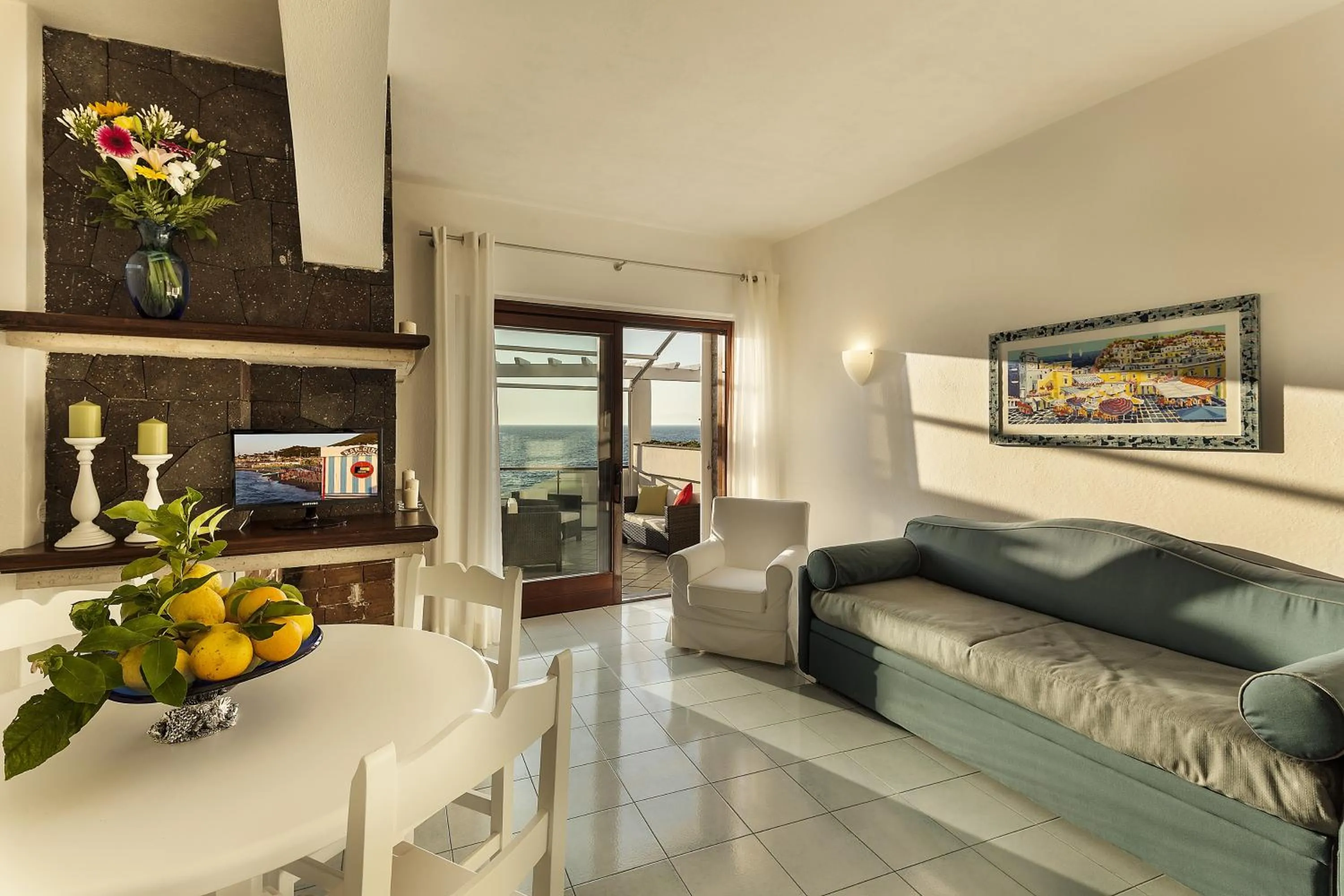 Living room in Ischia Blu Resort