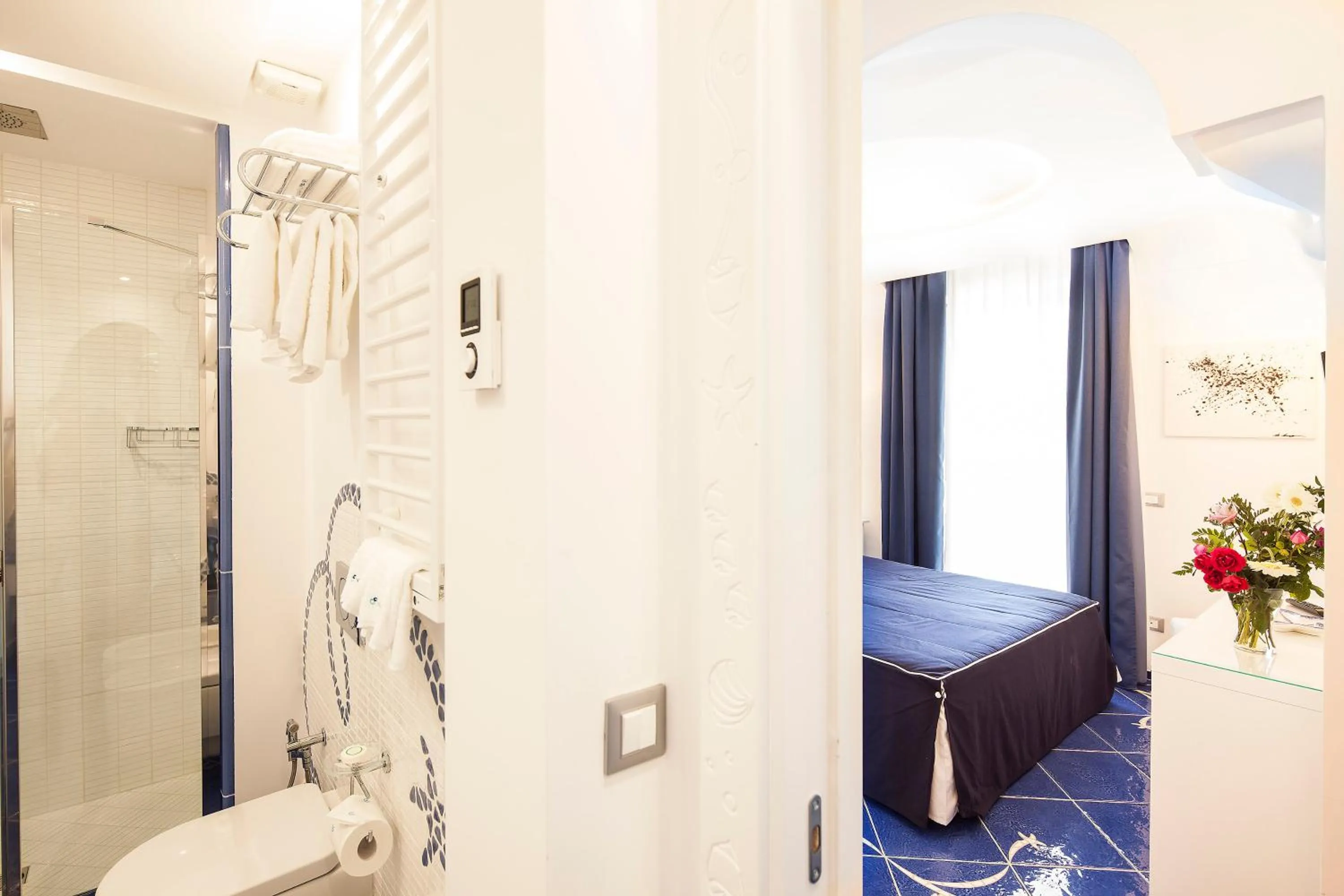 Bed in Ischia Blu Resort