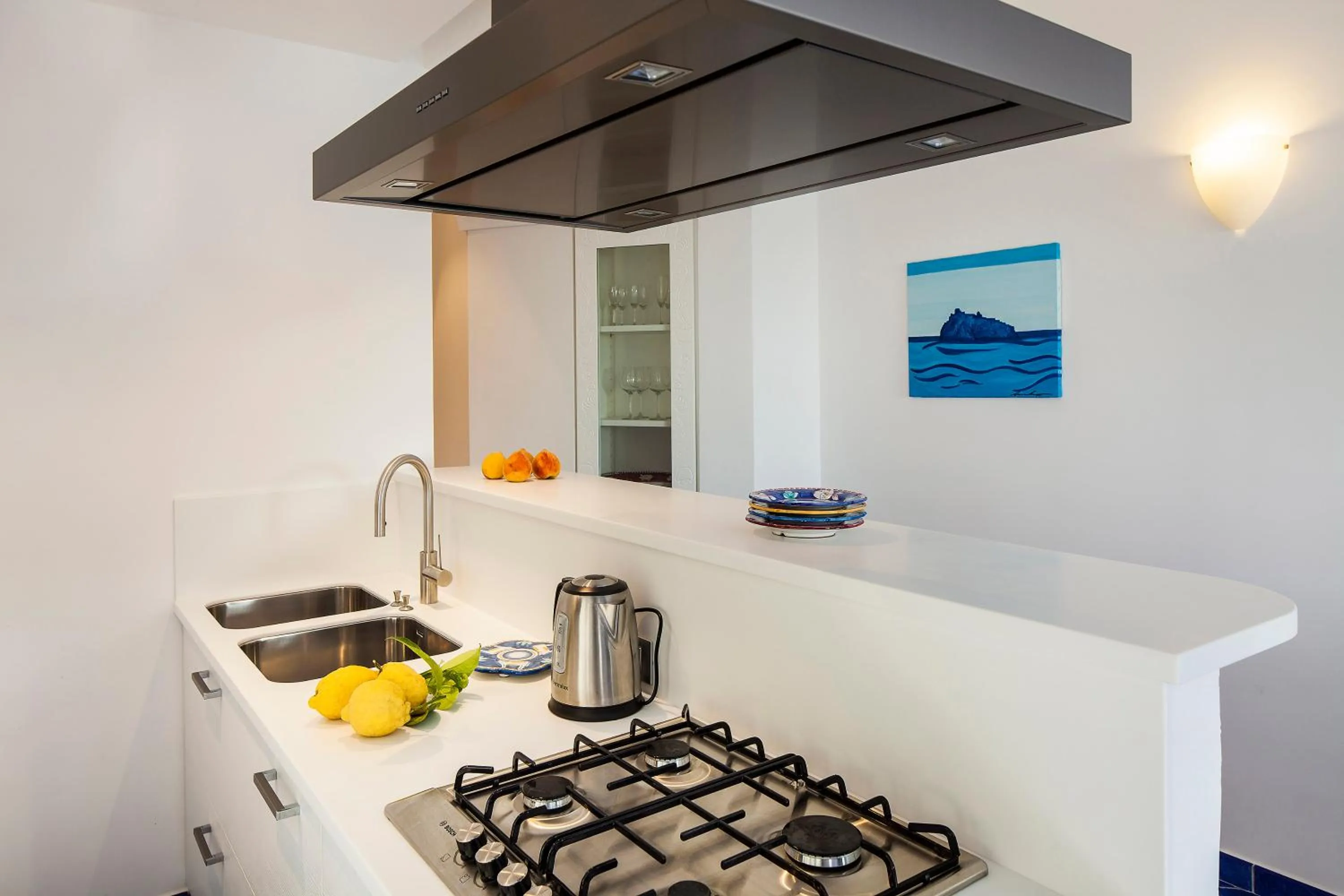 Kitchen or kitchenette in Ischia Blu Resort