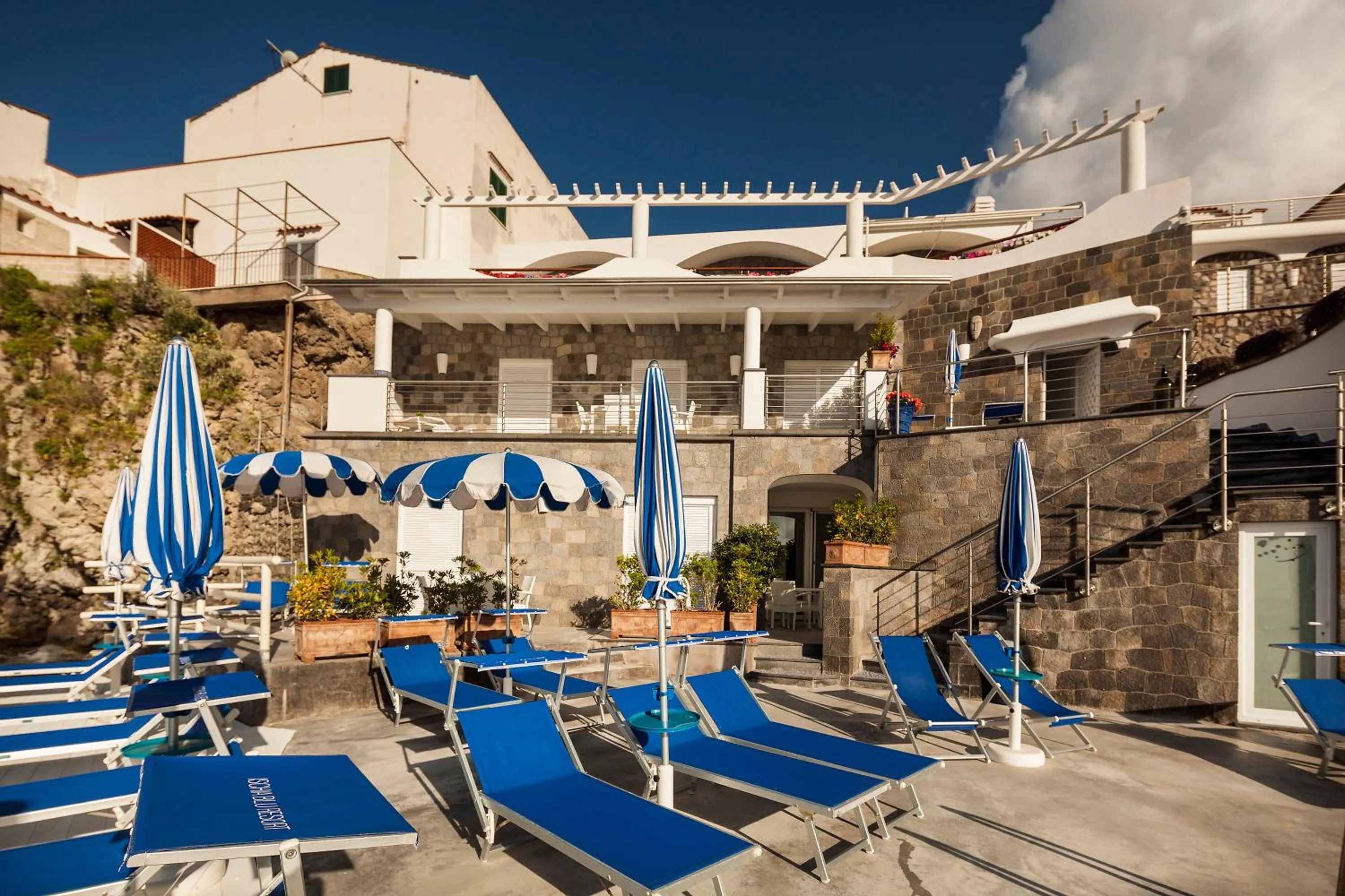 Beach in Ischia Blu Resort