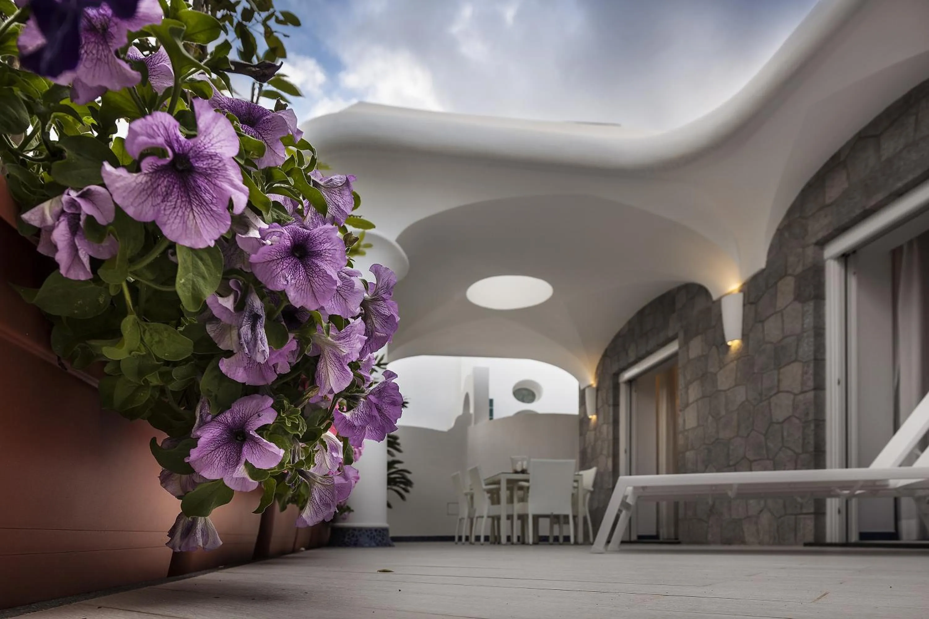 Patio in Ischia Blu Resort