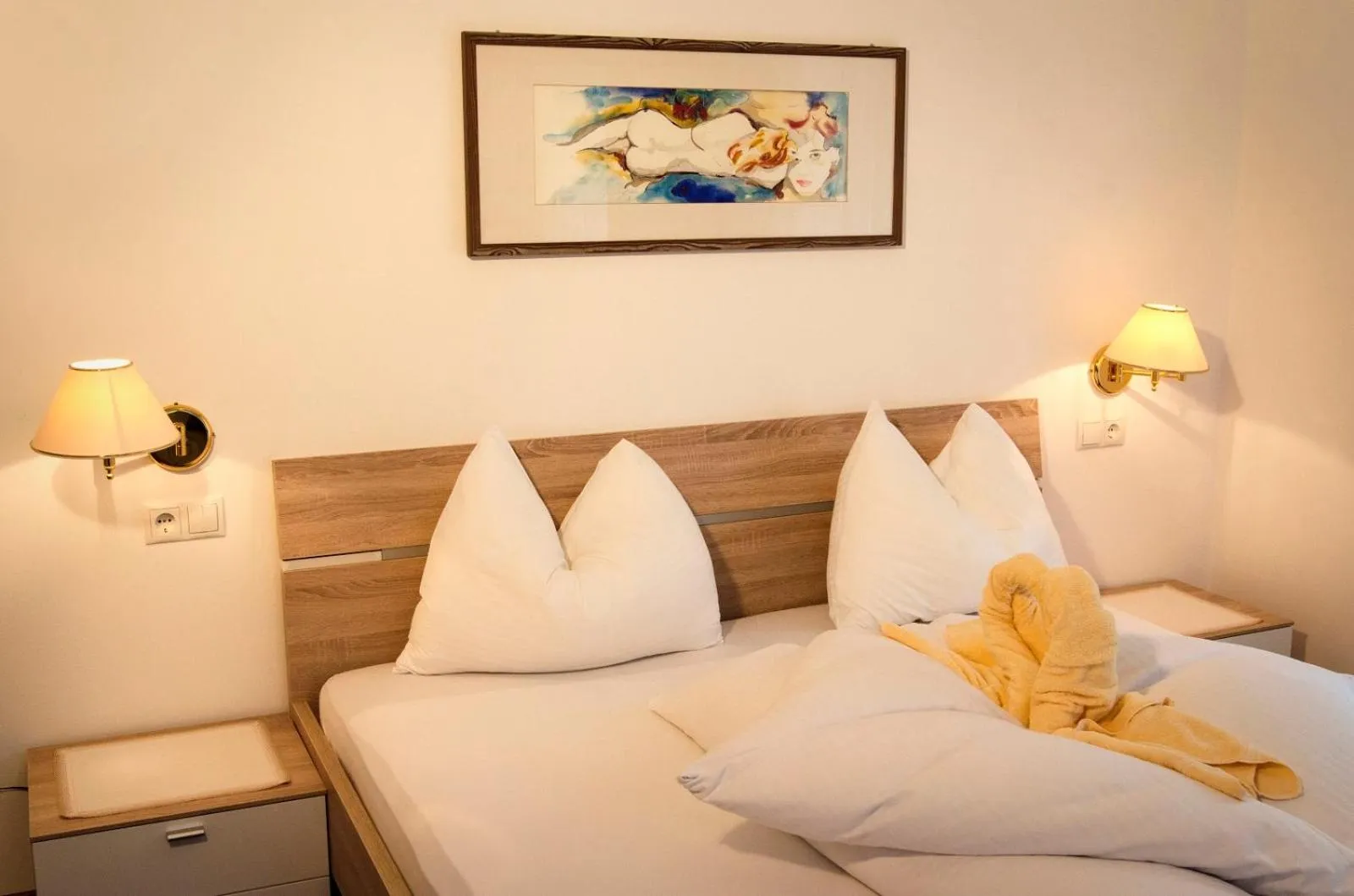 Decorative detail, Bed in Residence Reinhild