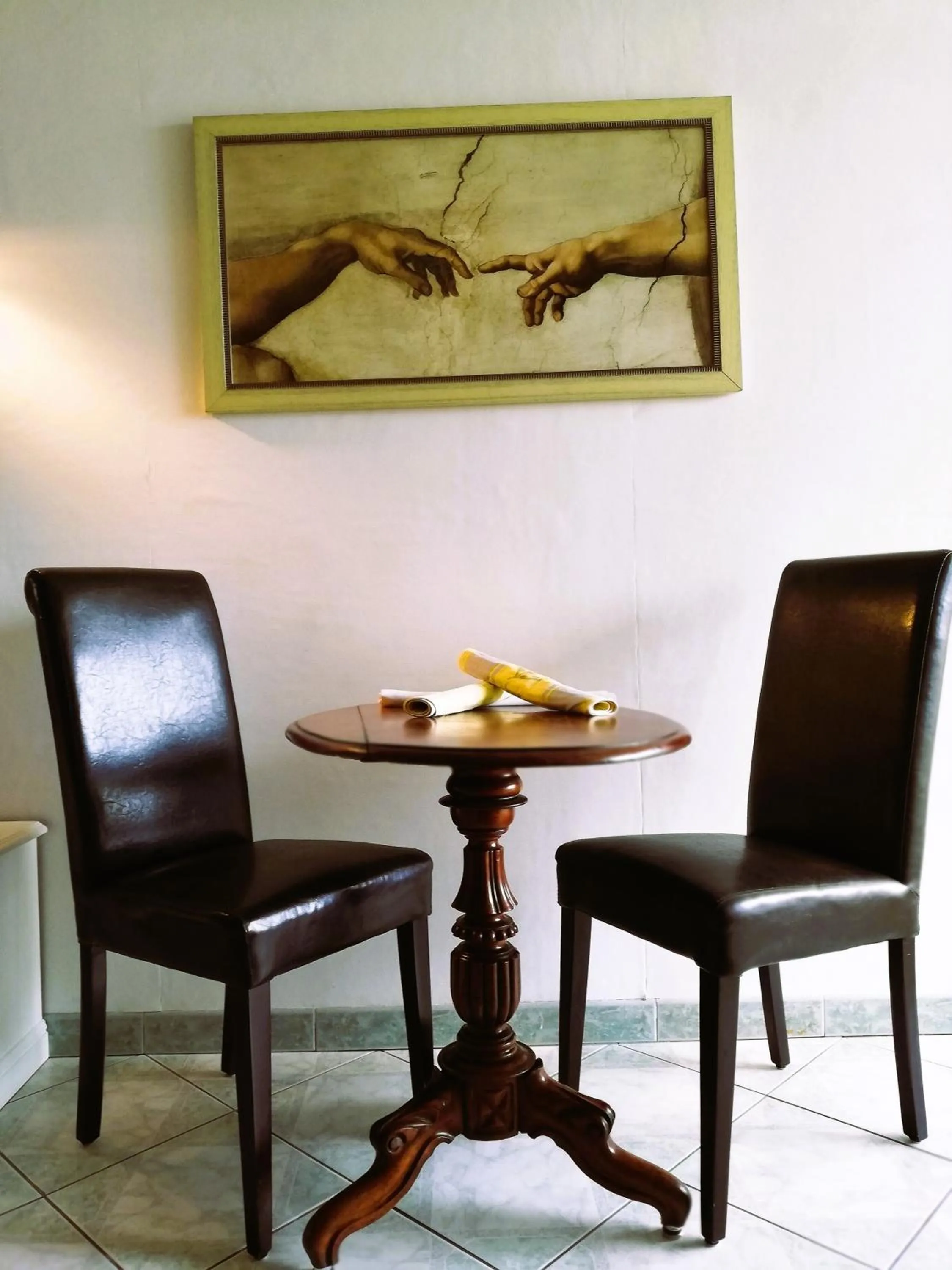 Decorative detail in Chambre d'hôtes La Potinière