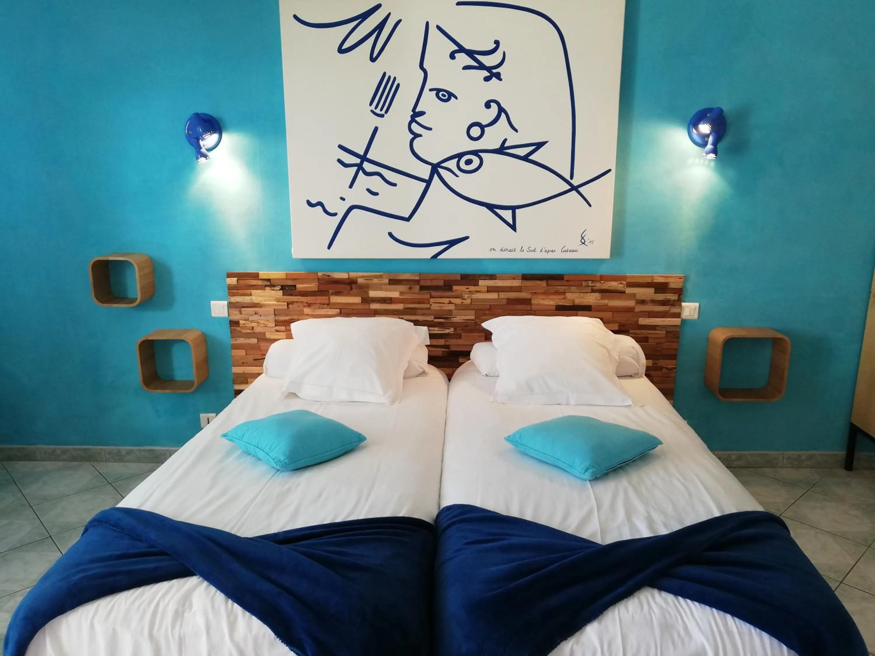 Bed in Chambre d'hôtes La Potinière