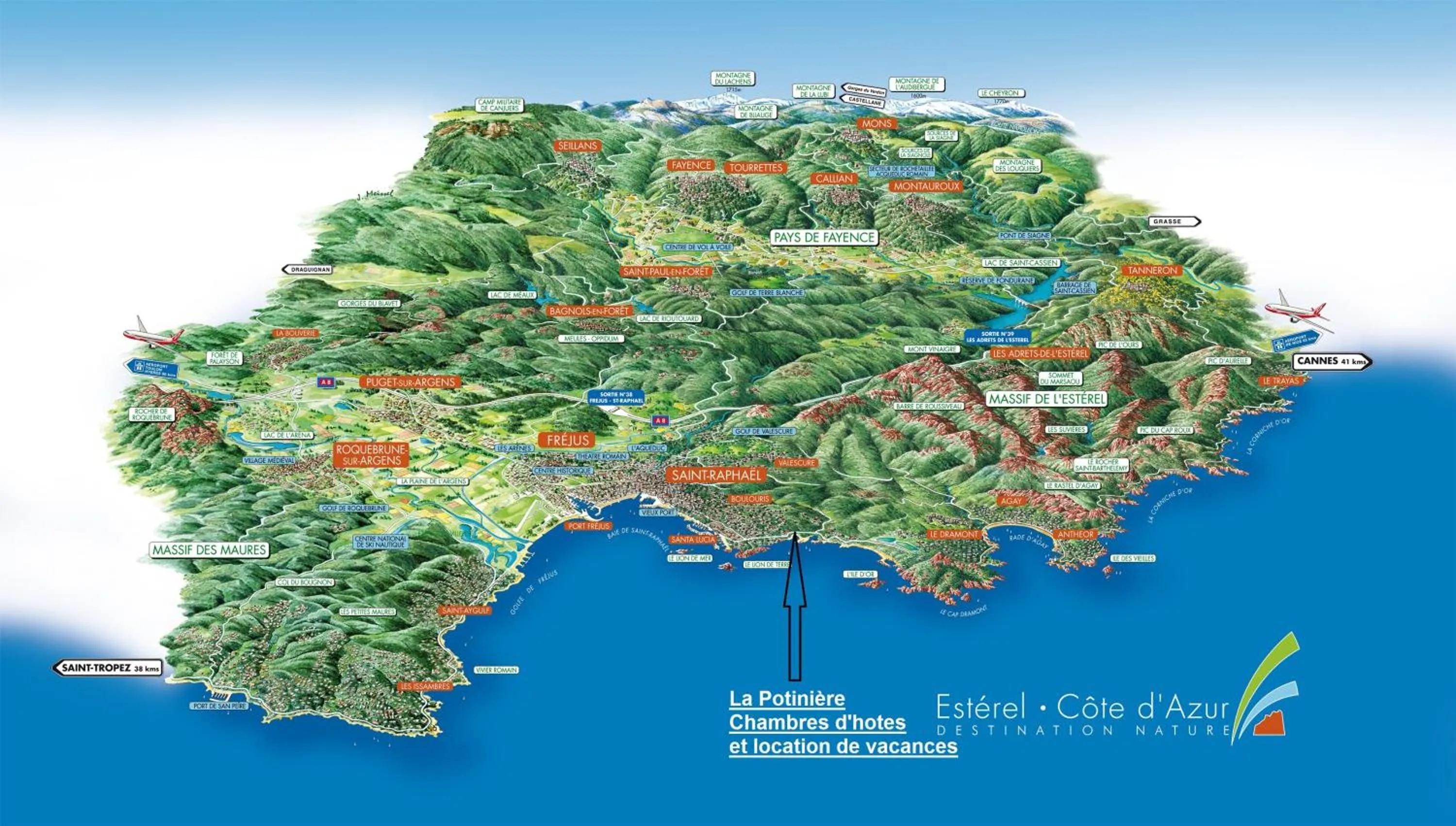 Nearby landmark in Chambre d'hôtes La Potinière