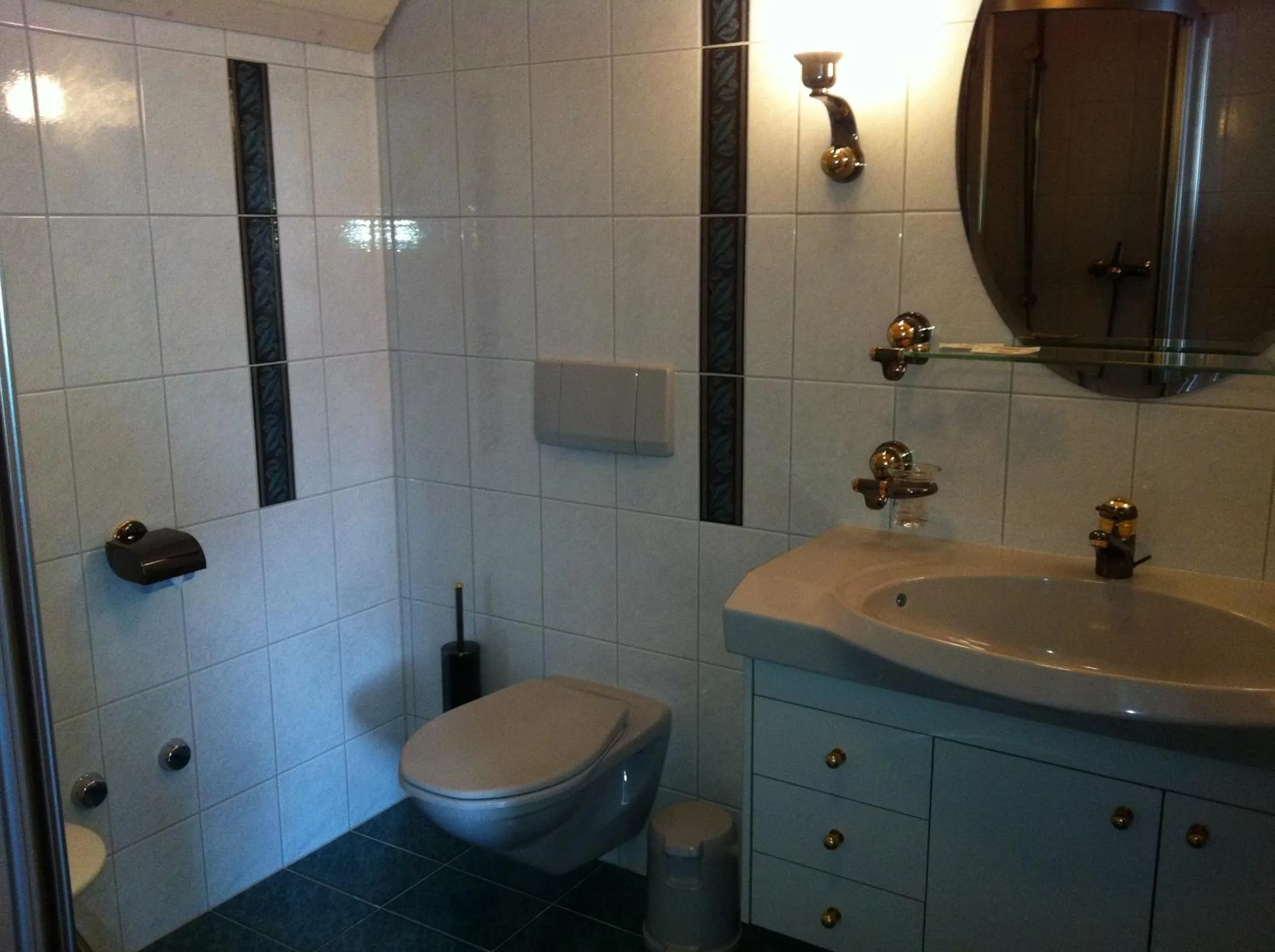 Bathroom in Hotel Restaurant Schiff