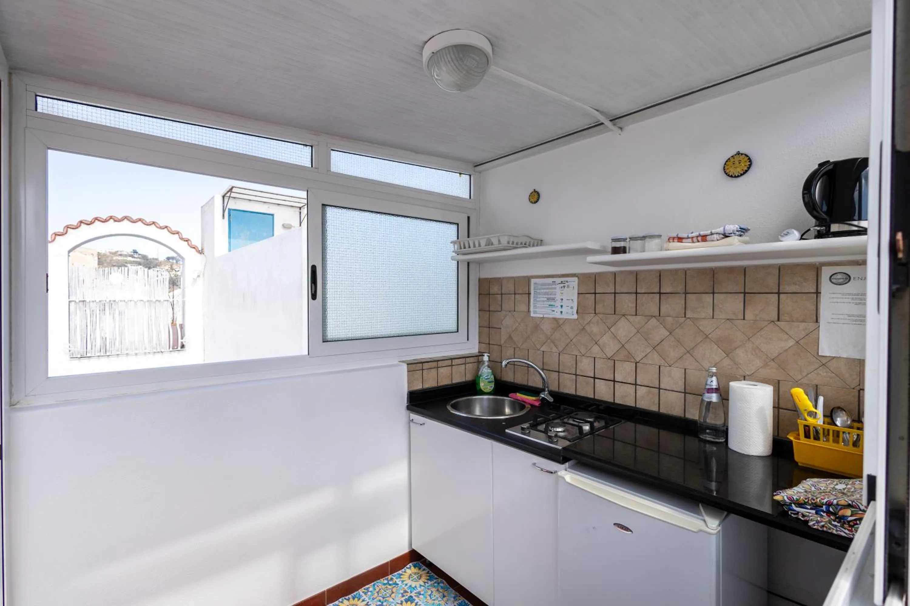 Kitchen or kitchenette in Lo Nardo Accommodation