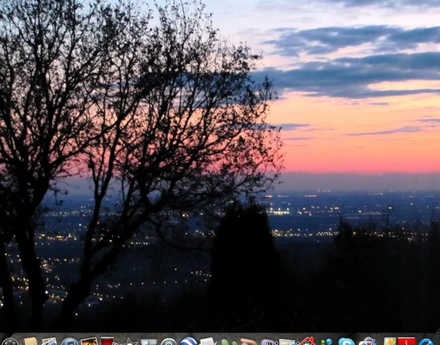 Sunset in B&B Romy Rocker