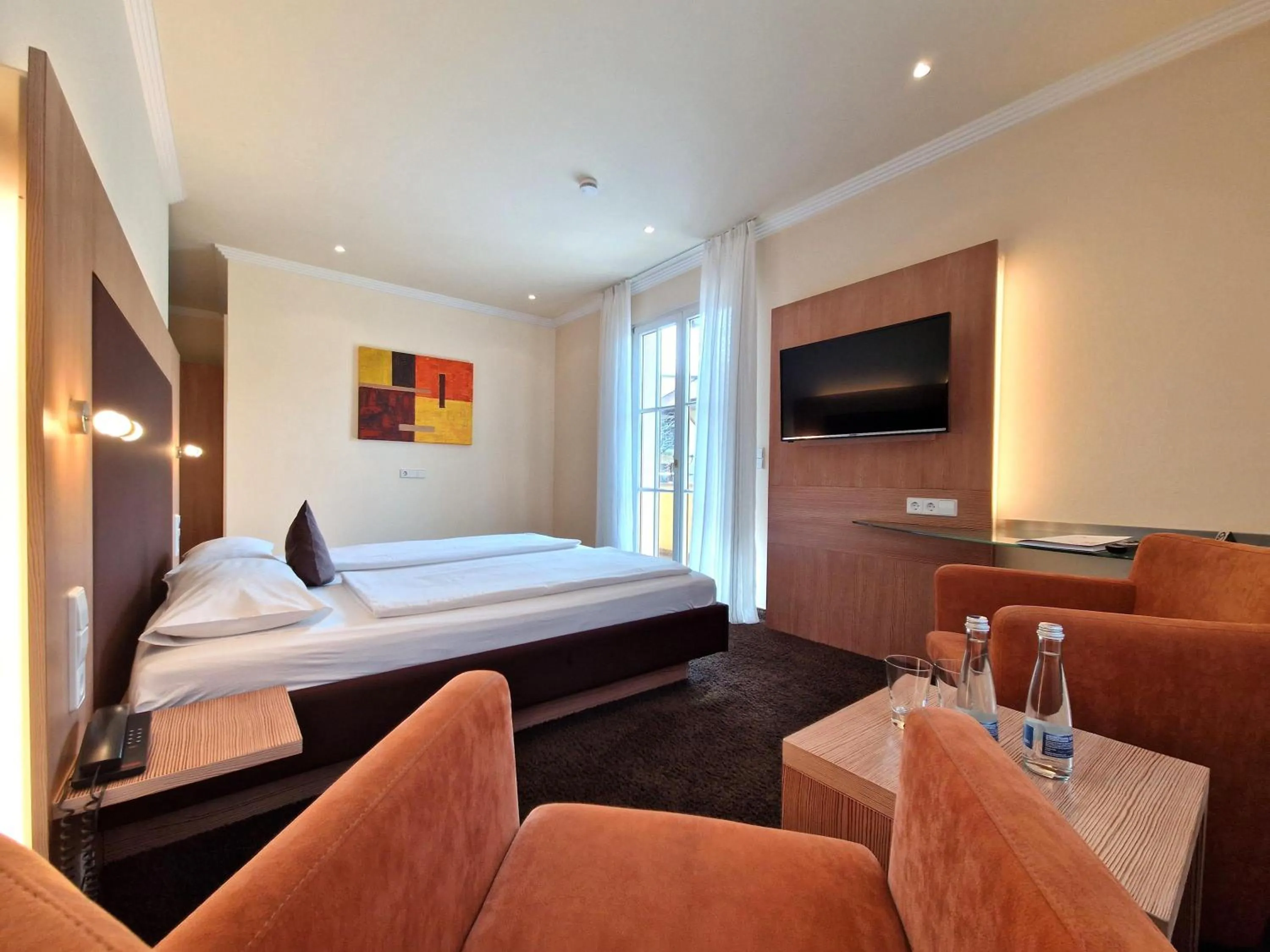 Bed in Mosers Blume Relax & Genuss Hotel