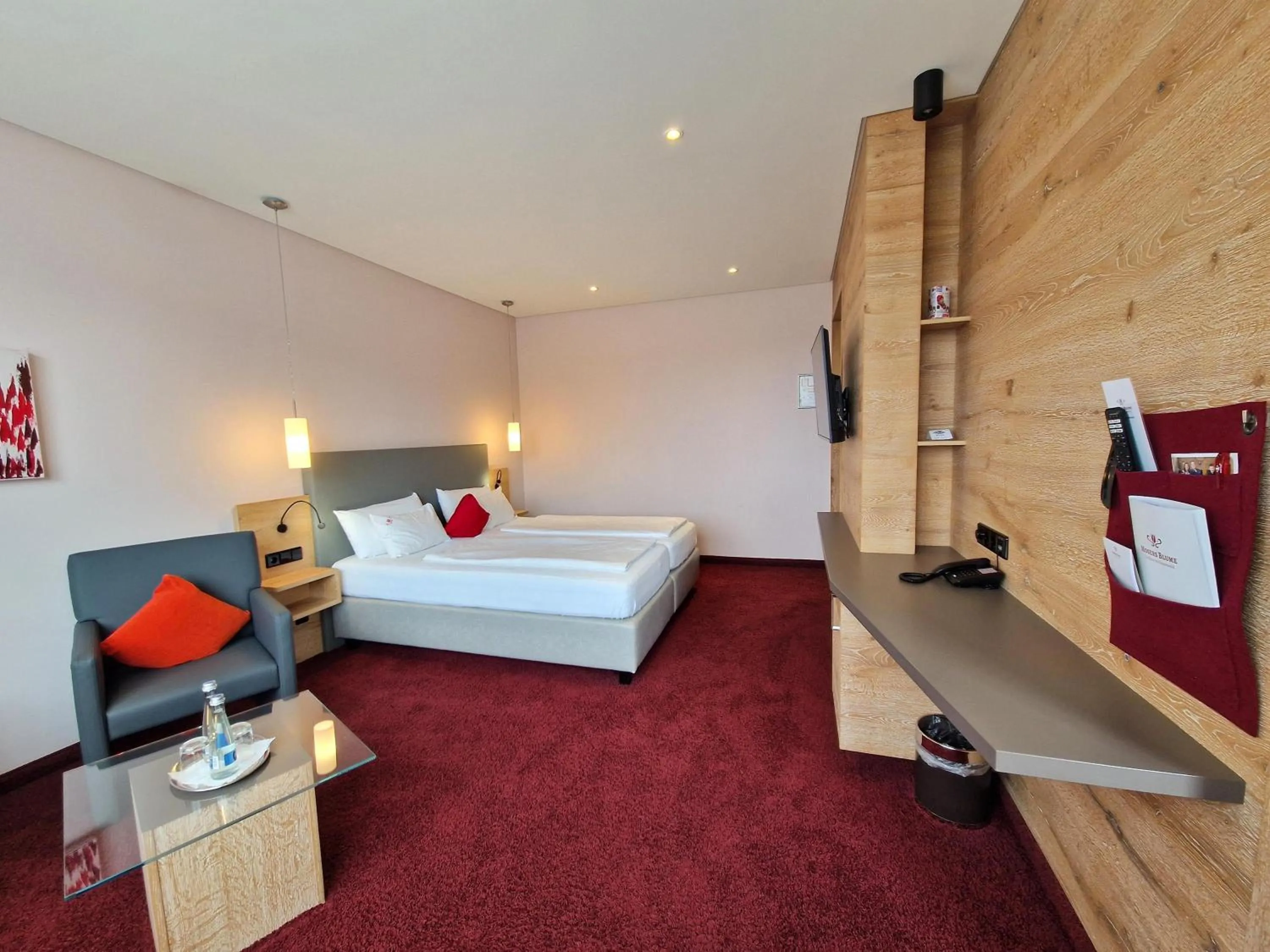 Bed in Mosers Blume Relax & Genuss Hotel