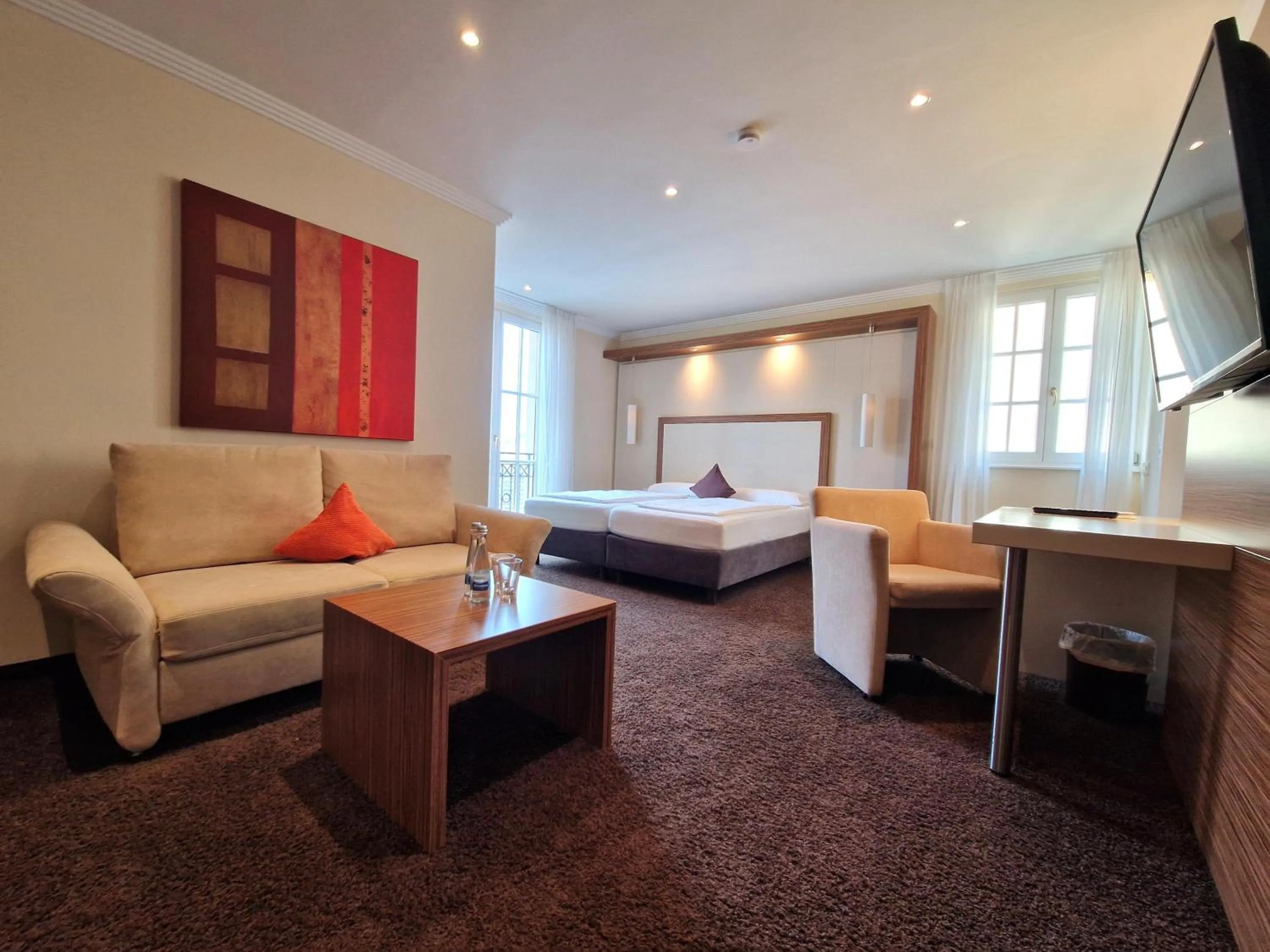 Bed in Mosers Blume Relax & Genuss Hotel