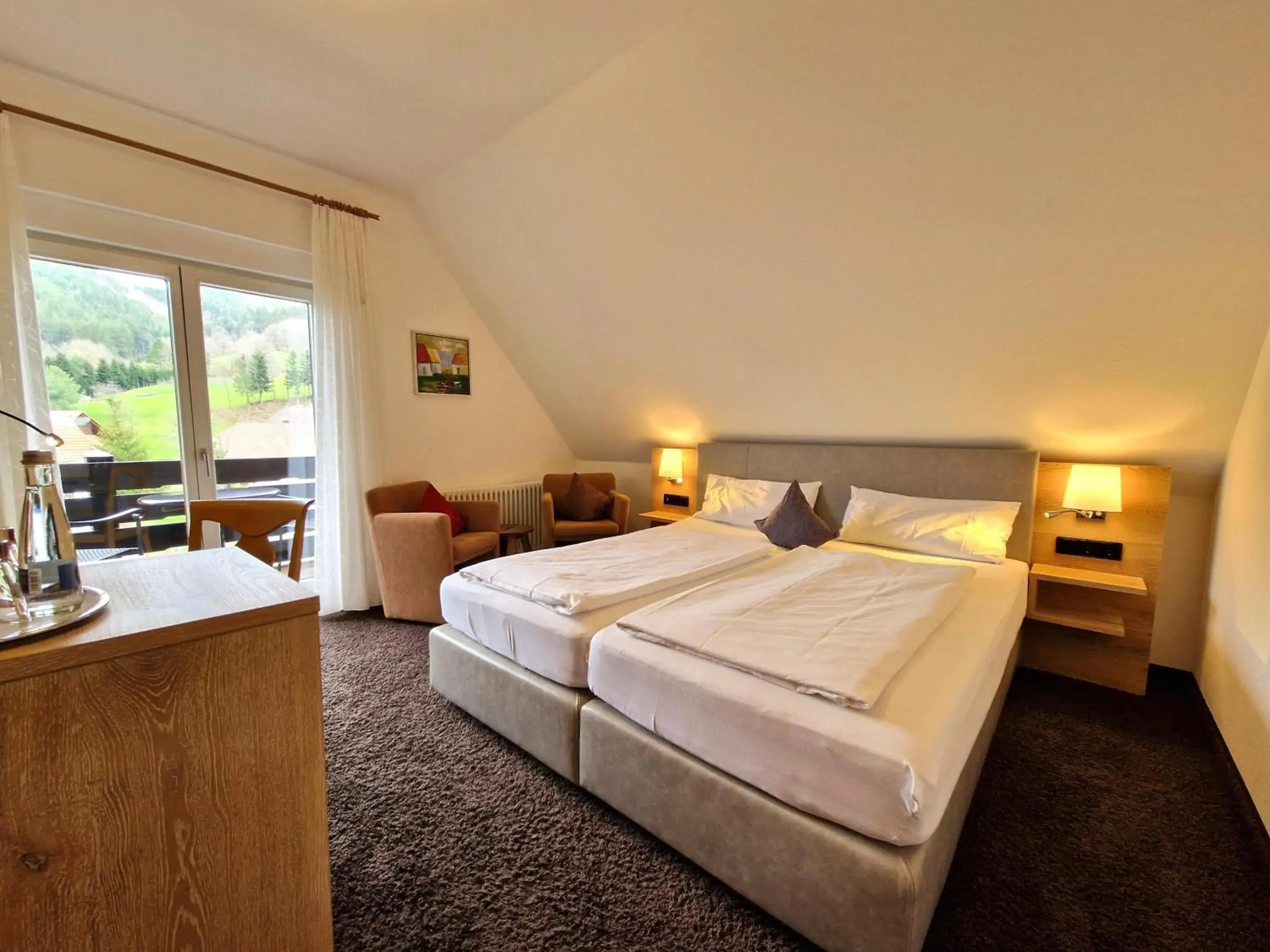 Comfort Plus Room with Balcony - single occupancy in Mosers Blume Relax & Genuss Hotel Comfort Plus Room with Balcony - single occupancy in Mosers Blume Relax & Genuss Hotel