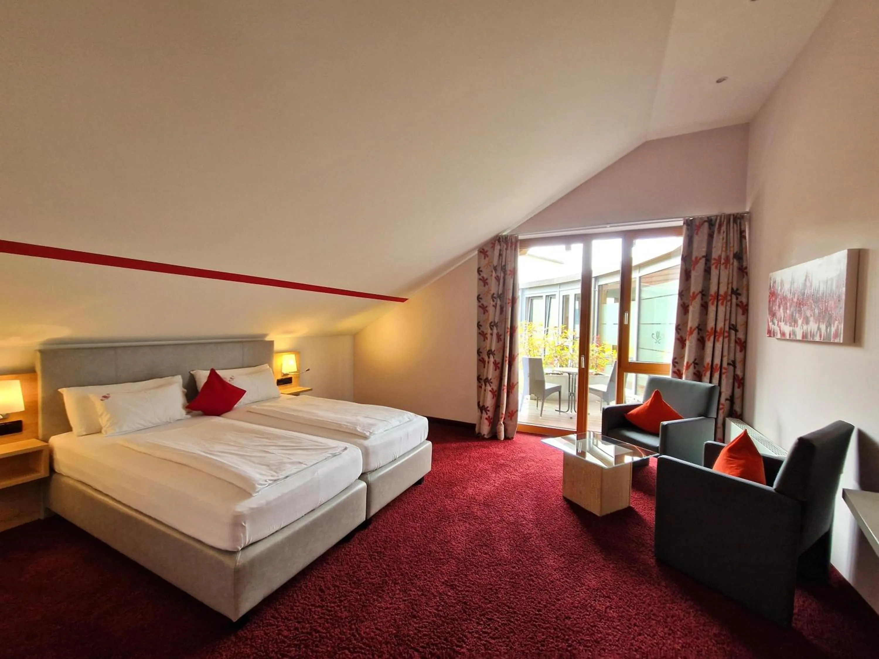 Premium Plus Room with Roof Balcony - single occupancy in Mosers Blume Relax & Genuss Hotel