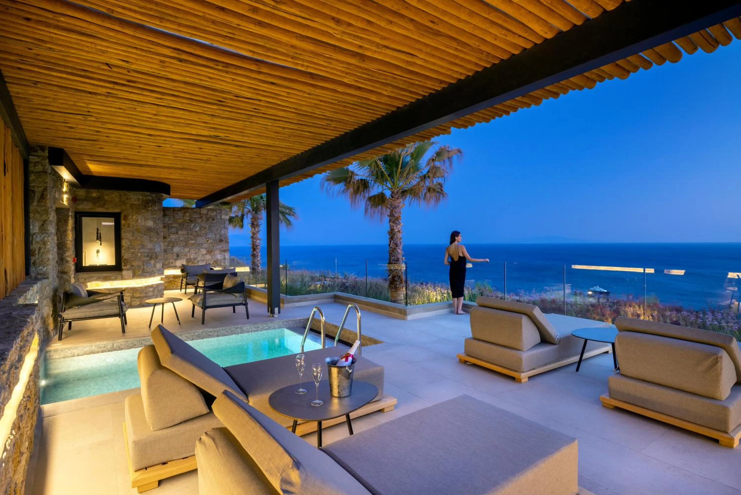 Balcony/Terrace in Tropicana Hotel , Suites & Villas Mykonos
