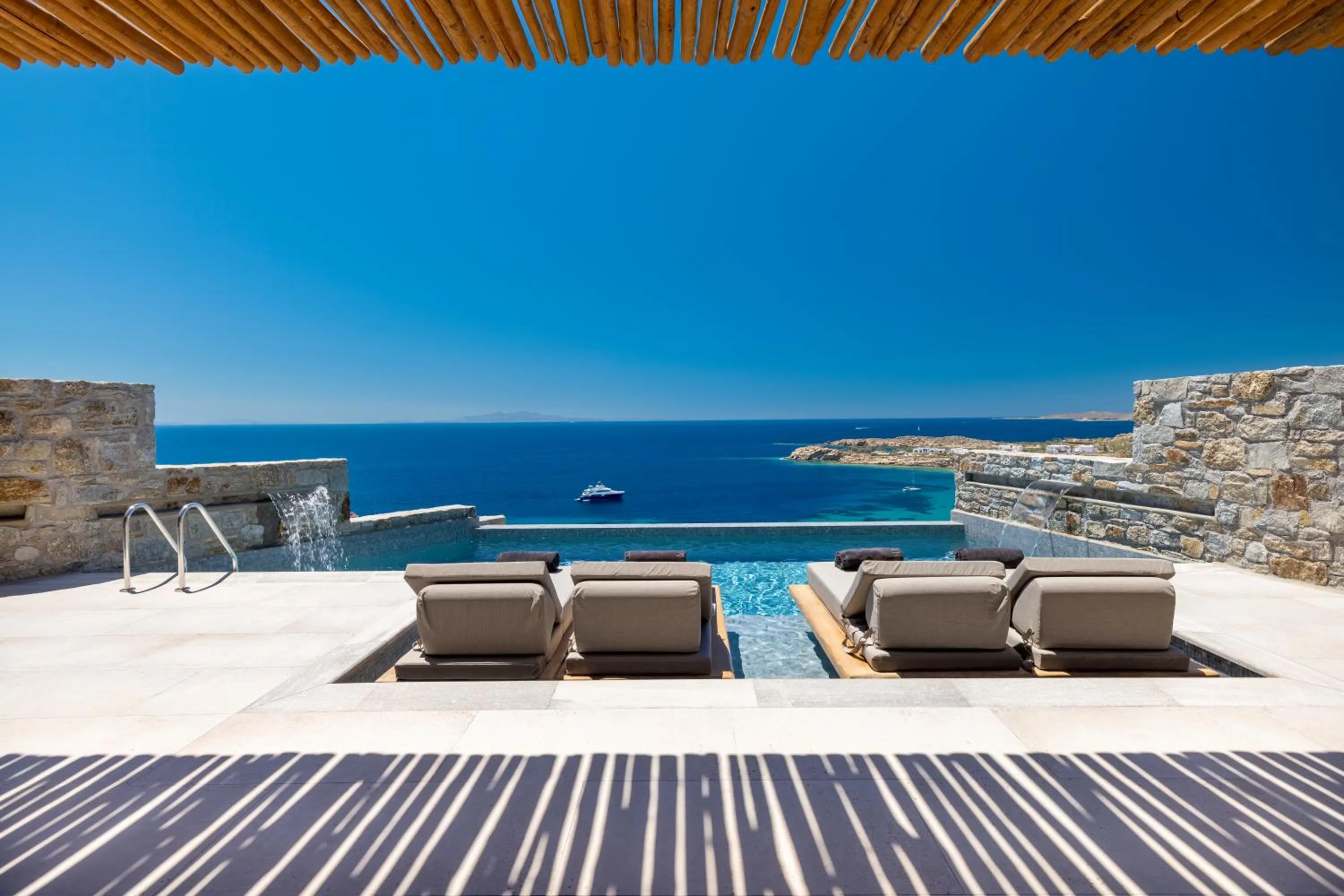 Balcony/Terrace in Tropicana Hotel , Suites & Villas Mykonos