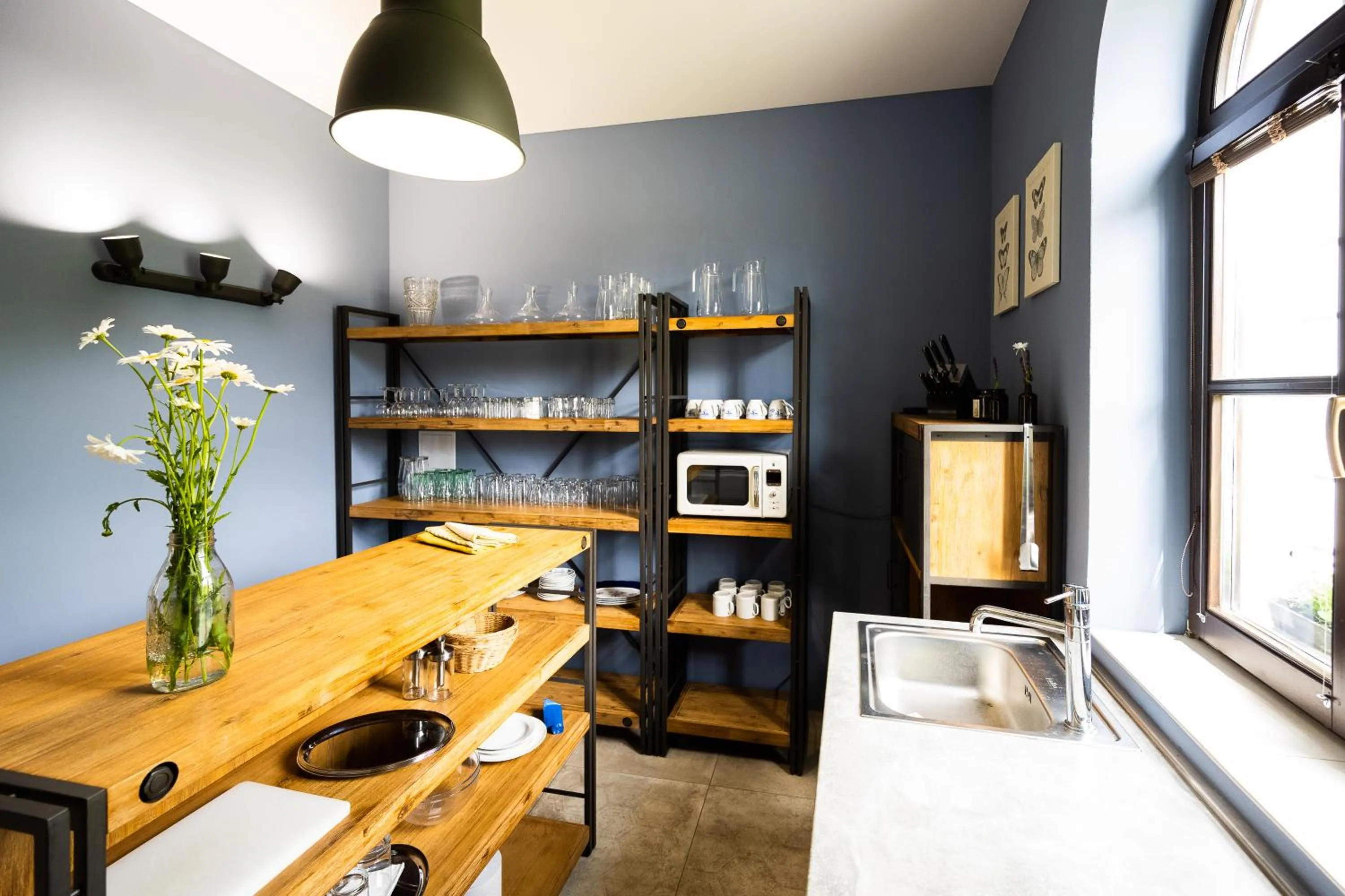 Kitchen or kitchenette in Penzion Pod hrádkem