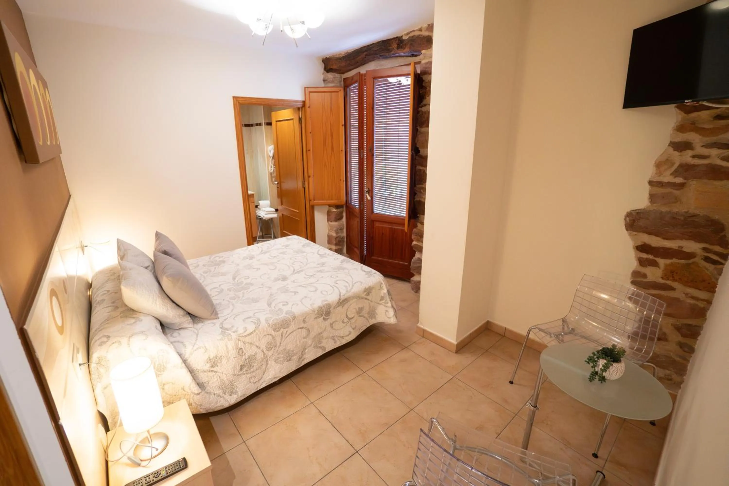 Bed in Hotel Rural L'Antic Portal