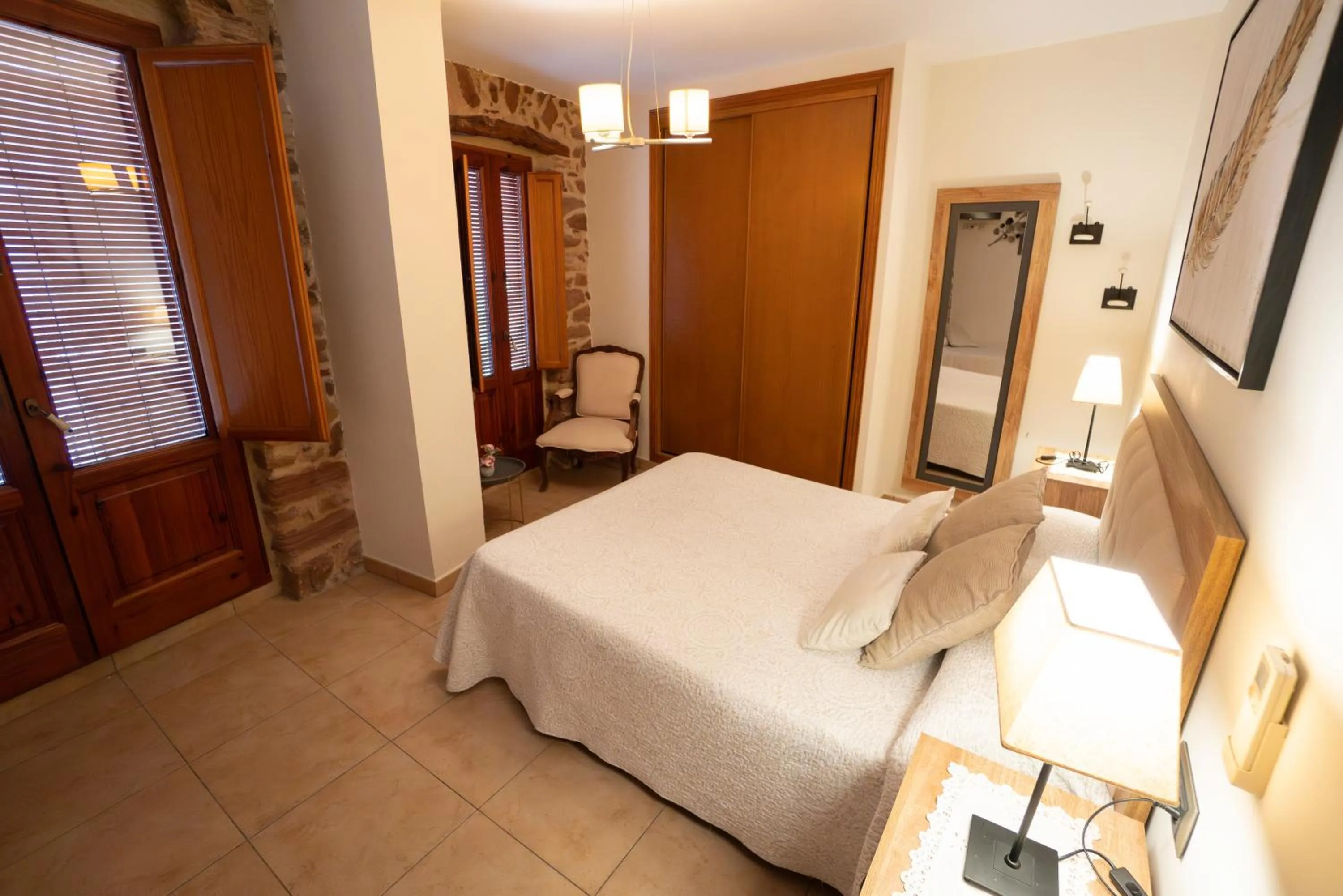 Bed in Hotel Rural L'Antic Portal