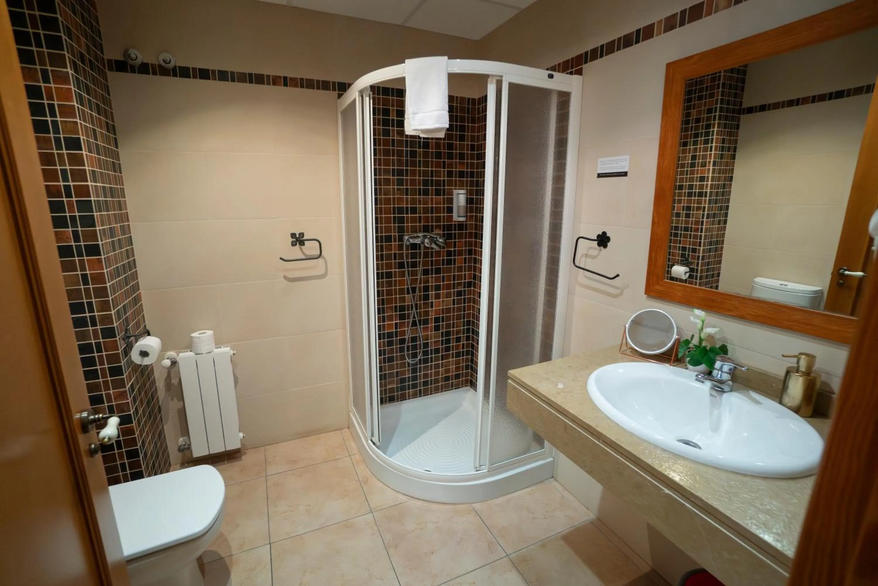 Shower in Hotel Rural L'Antic Portal