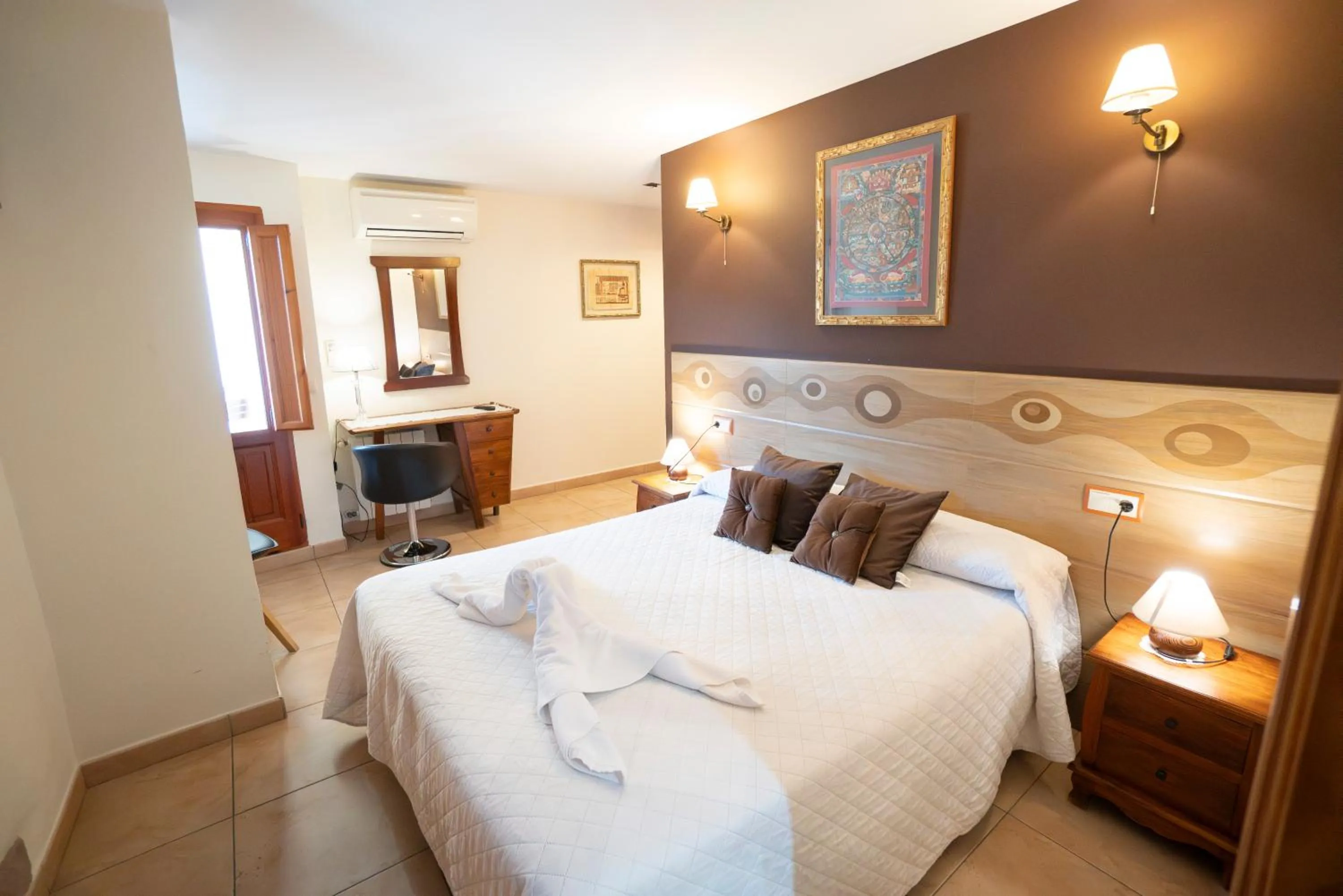 Bed in Hotel Rural L'Antic Portal