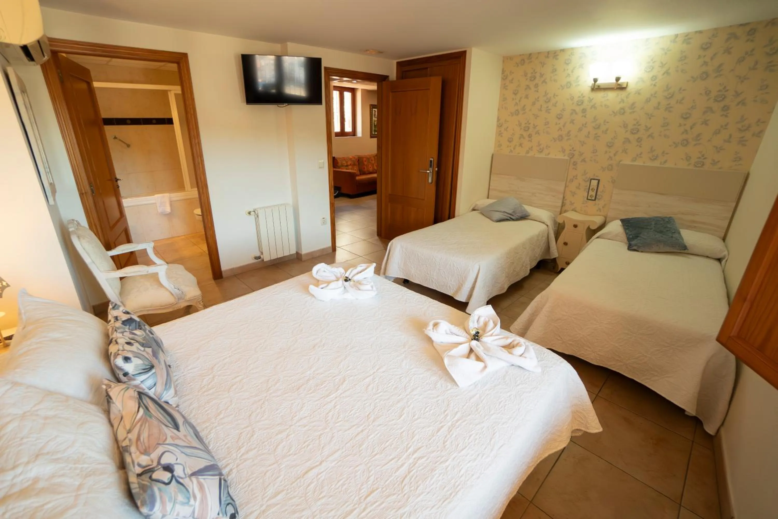 Bed in Hotel Rural L'Antic Portal