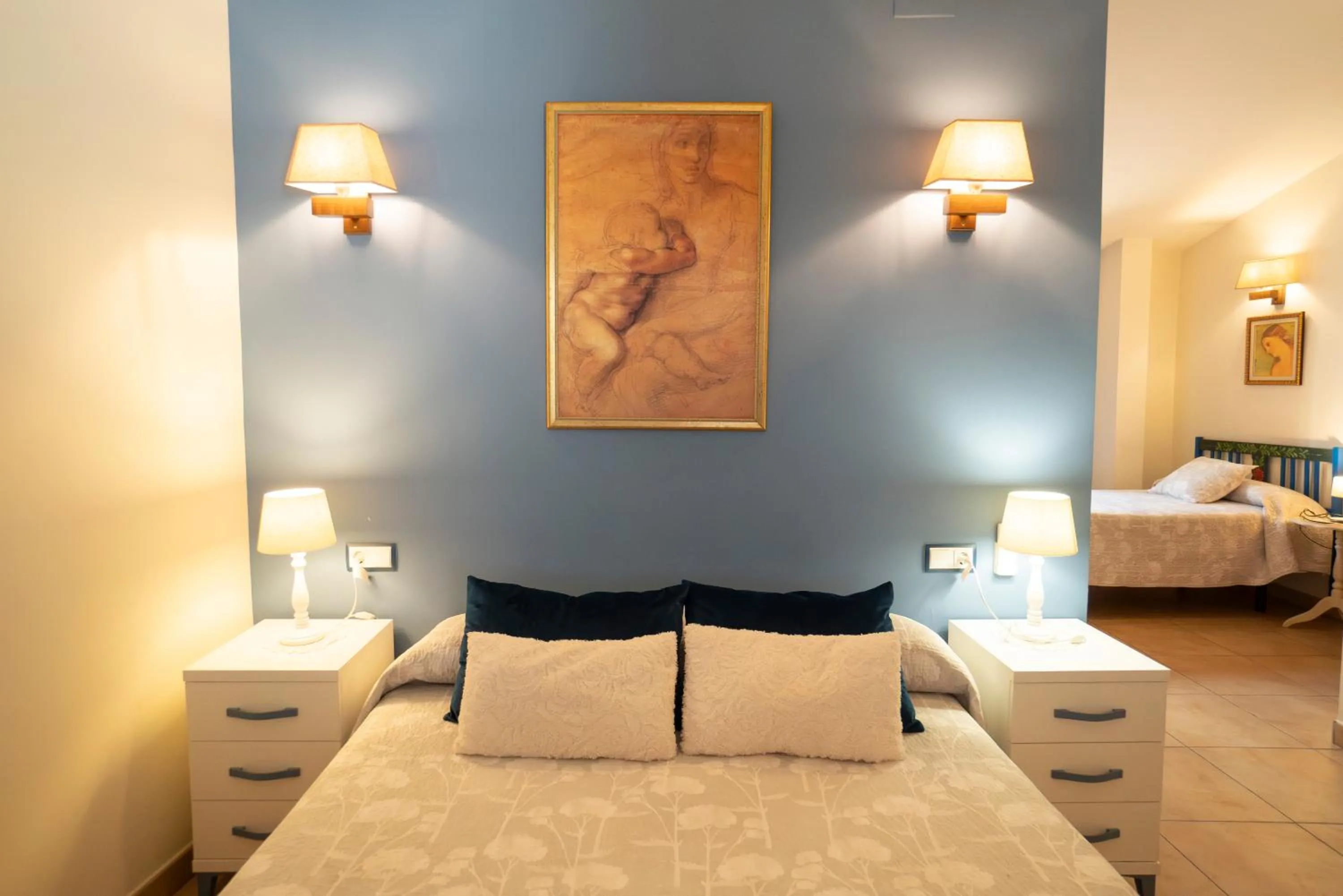 Bed in Hotel Rural L'Antic Portal