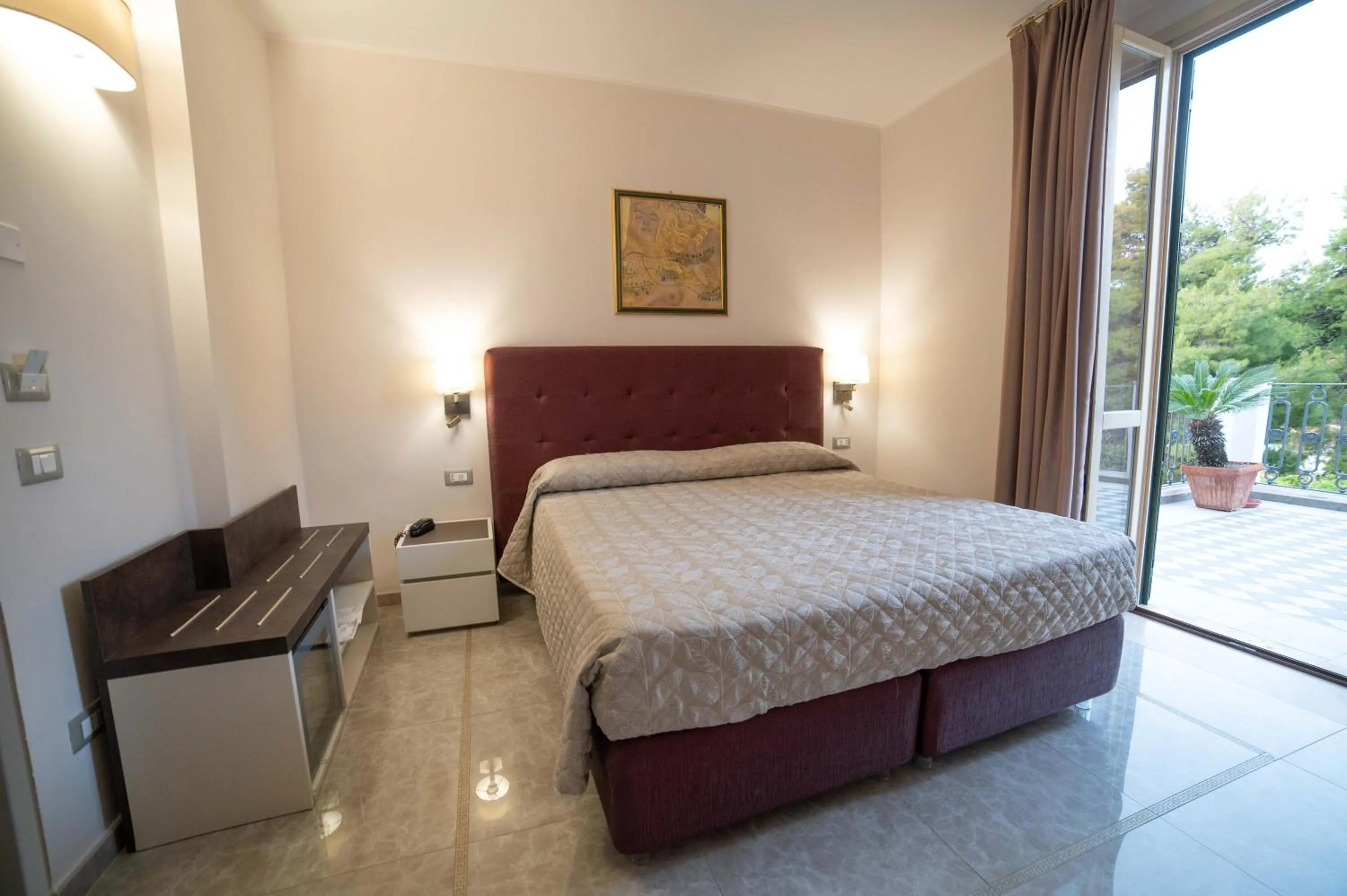 Bed in Park Hotel Villa Maria