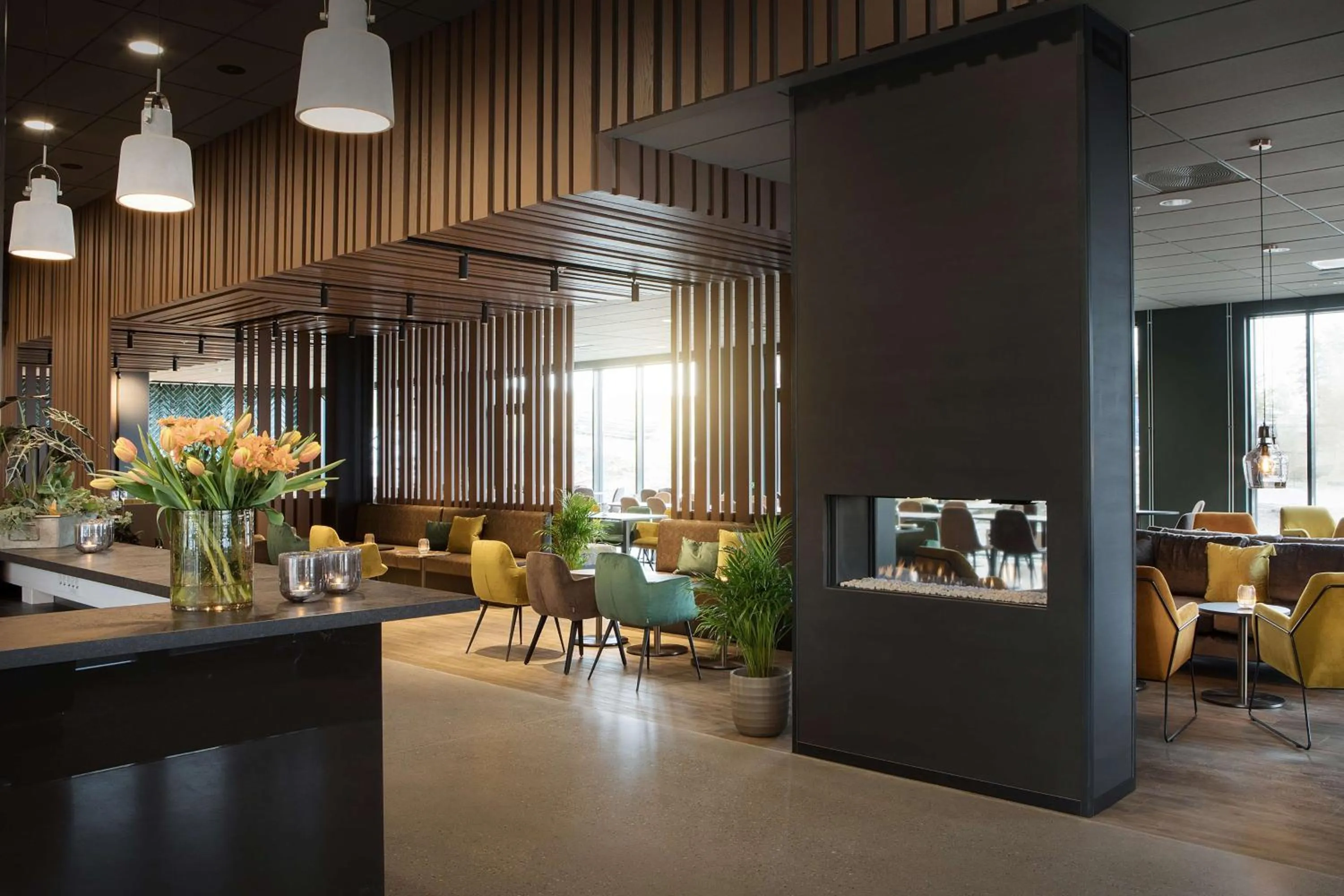 Lobby or reception in Scandic Brennemoen