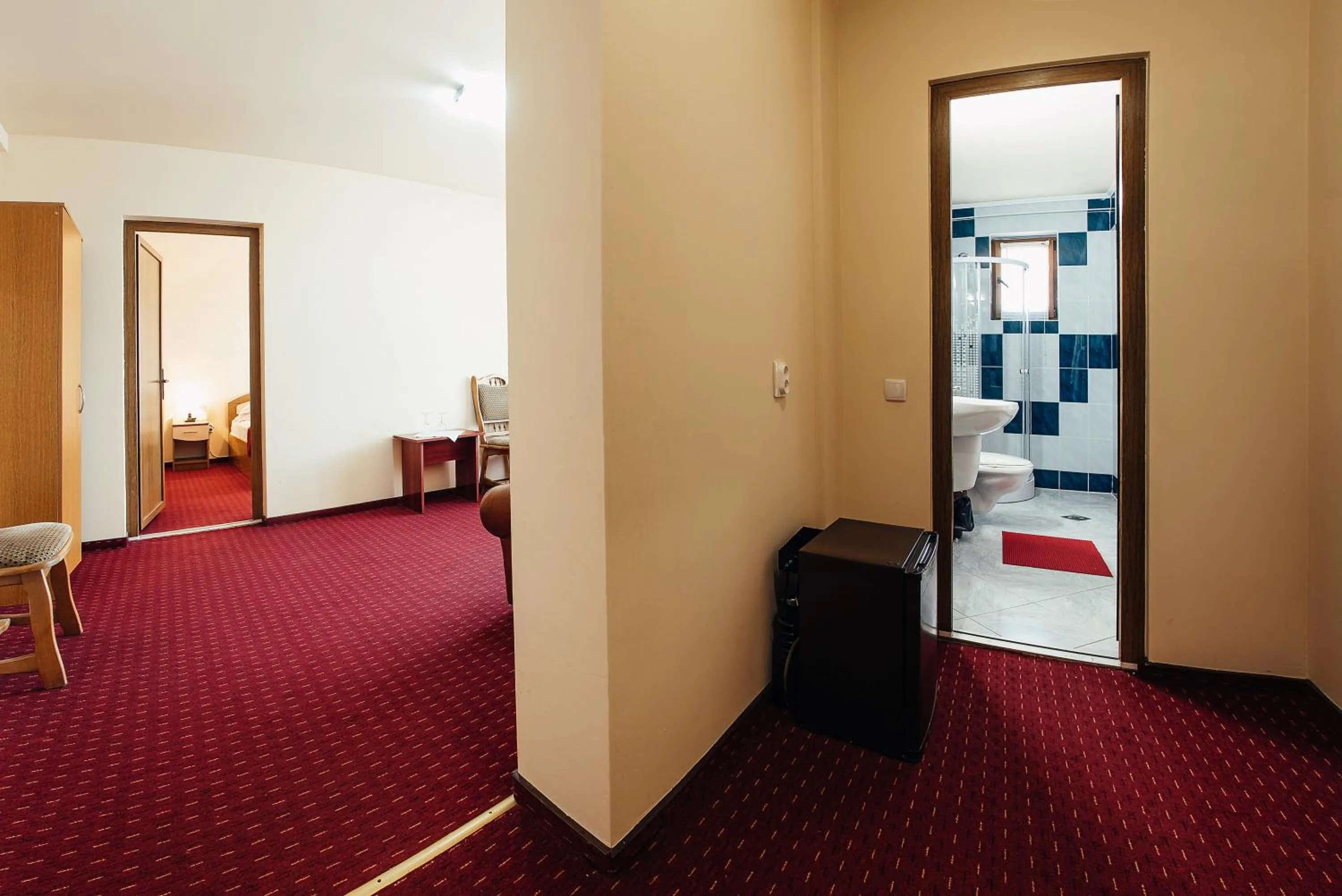 Living room, Bed in Casa Rubin