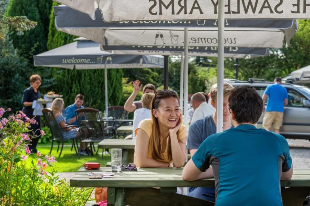 Garden in The Sawley Arms