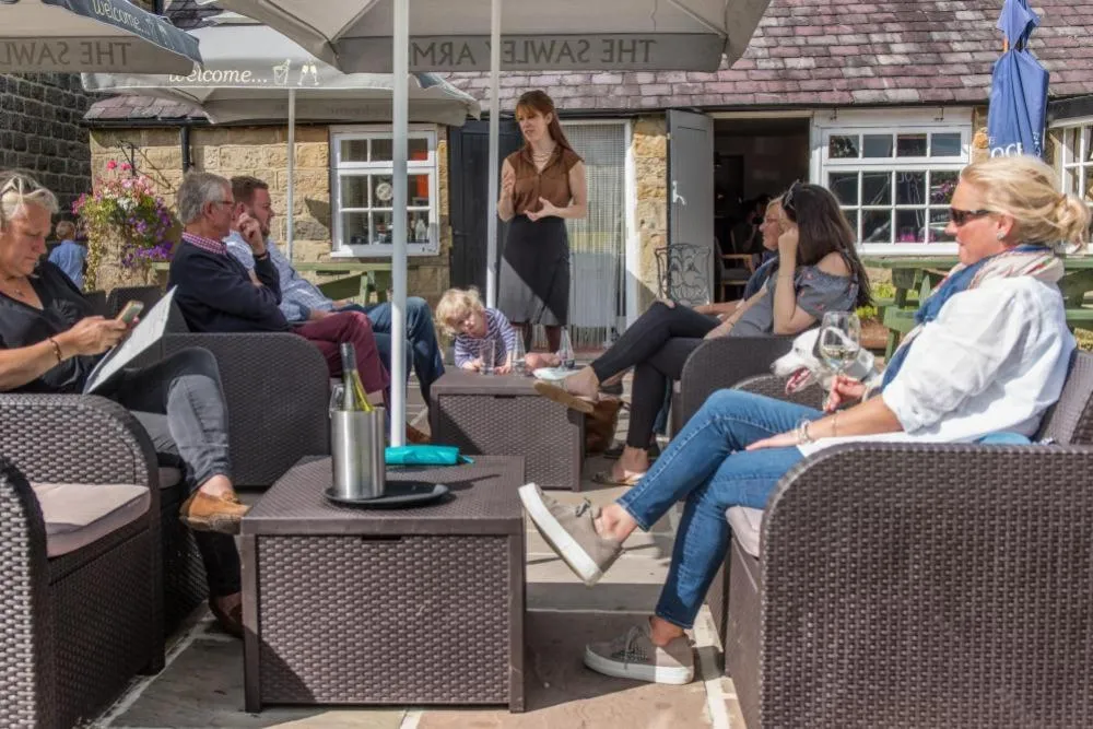 Patio in The Sawley Arms