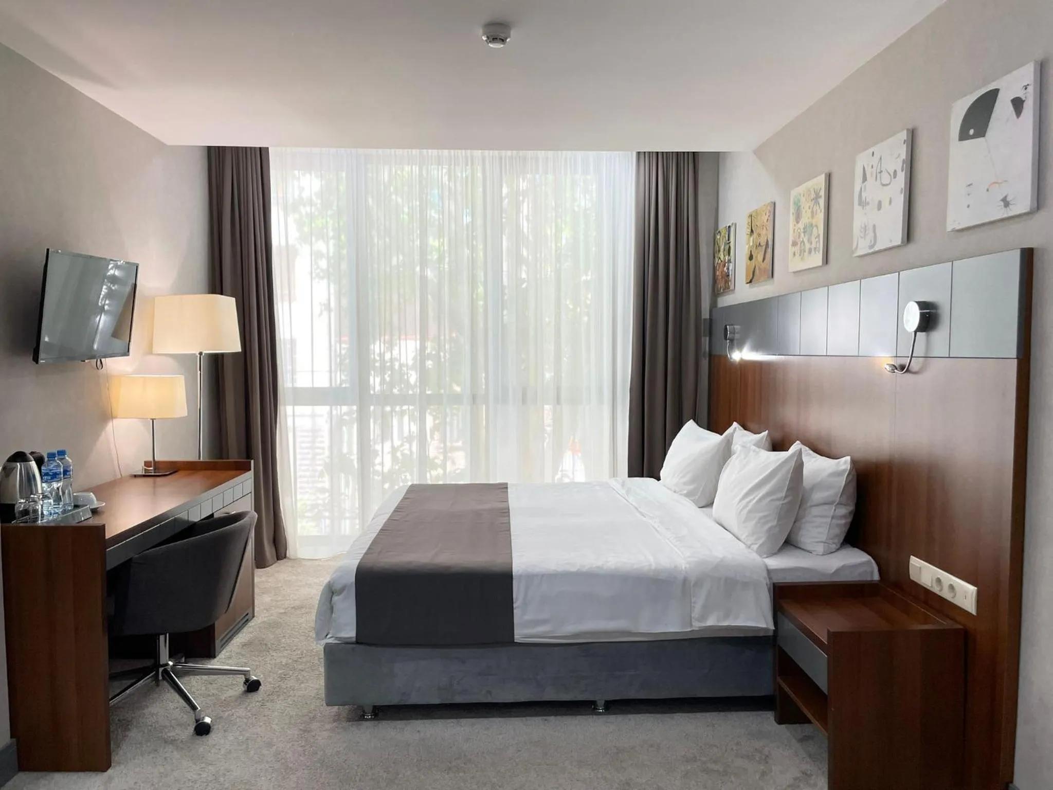 Bed in Hotel Atlas Abashidze