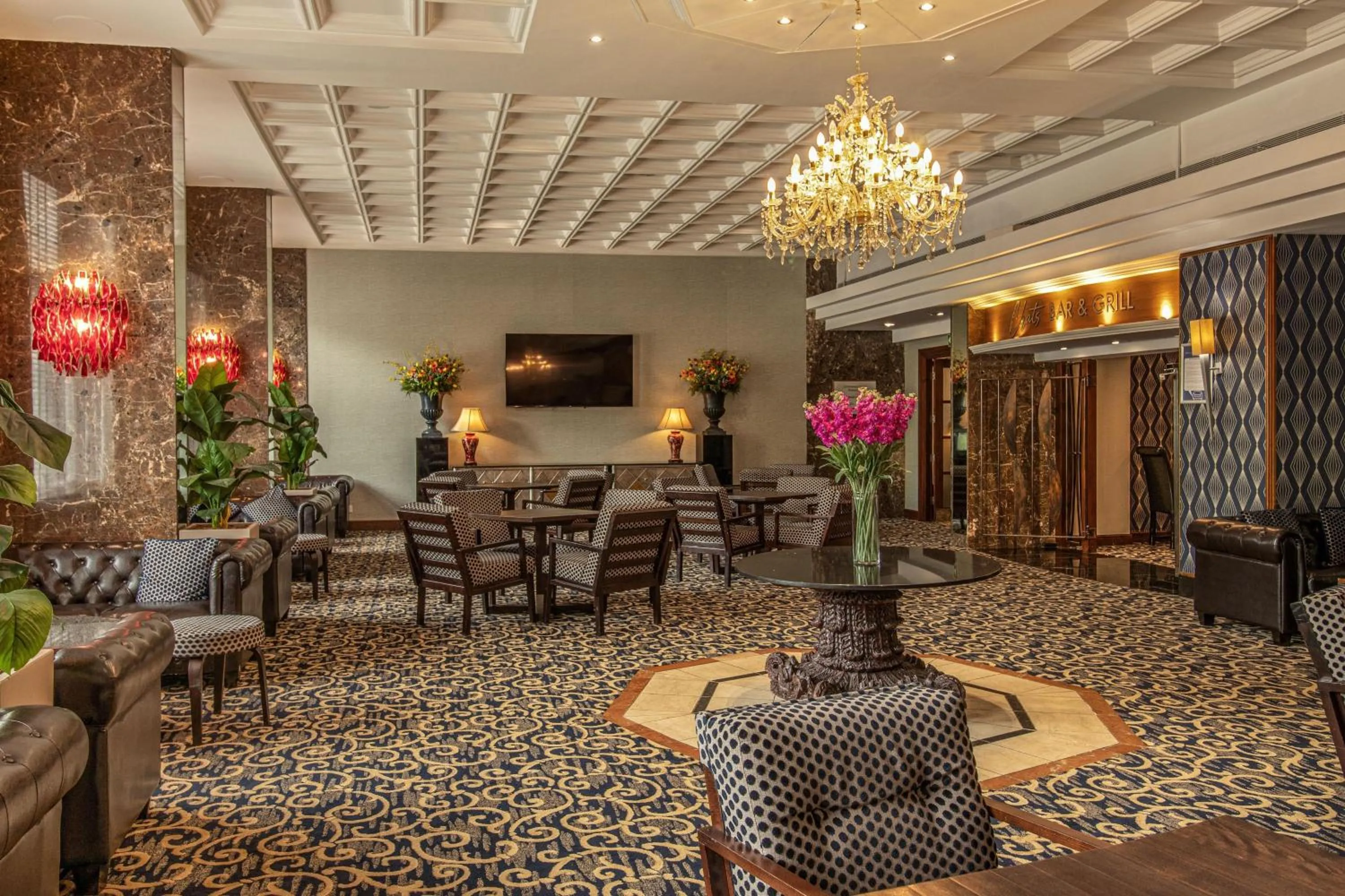 Lounge or bar in Grand Hotel Gosforth Park