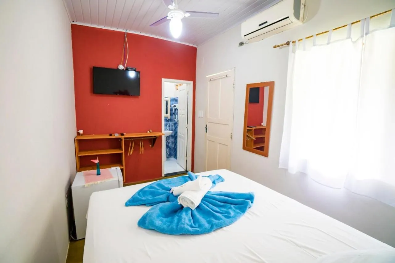 Bed in Pousada Sunset Boipeba