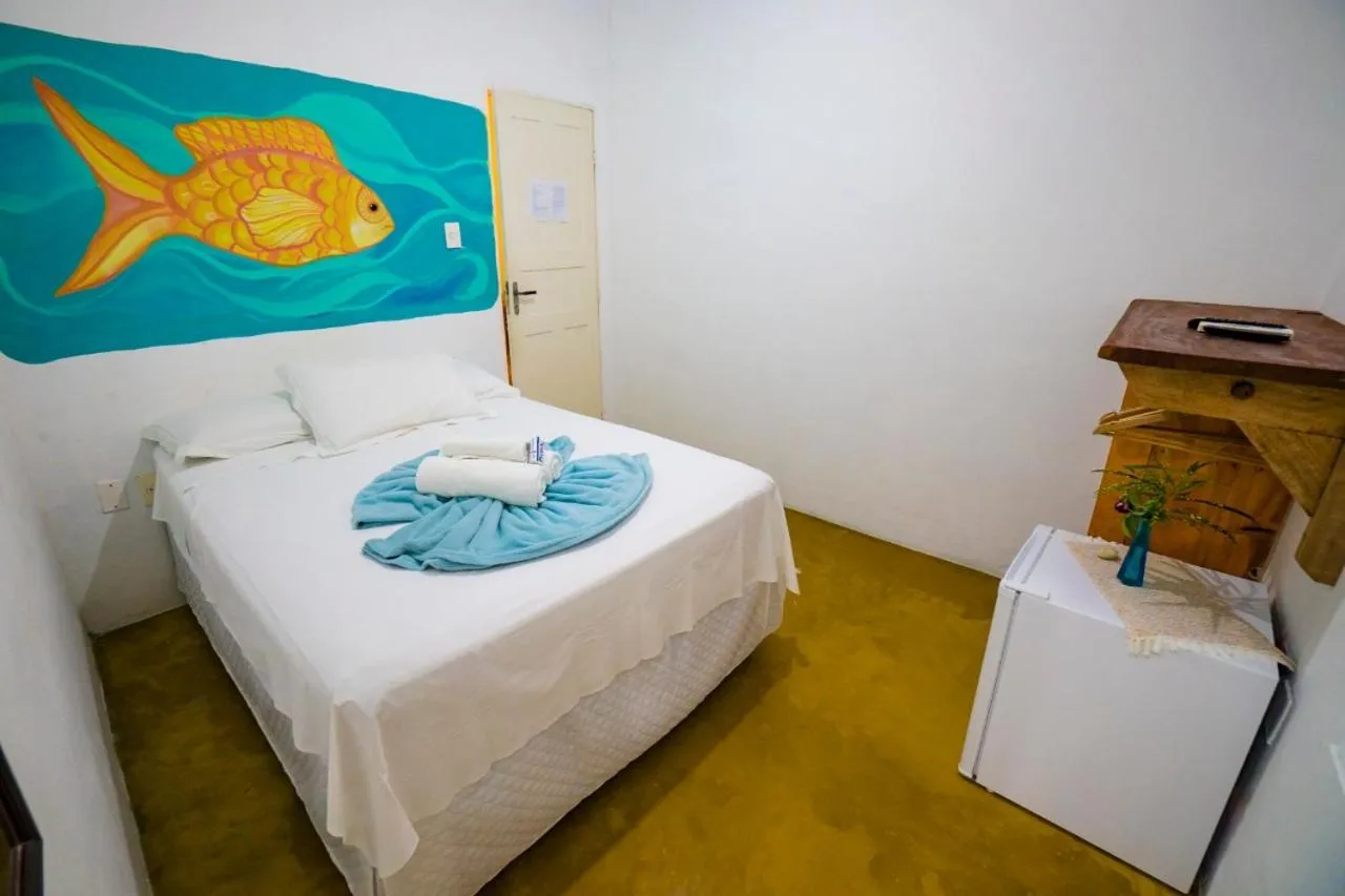 Bed in Pousada Sunset Boipeba