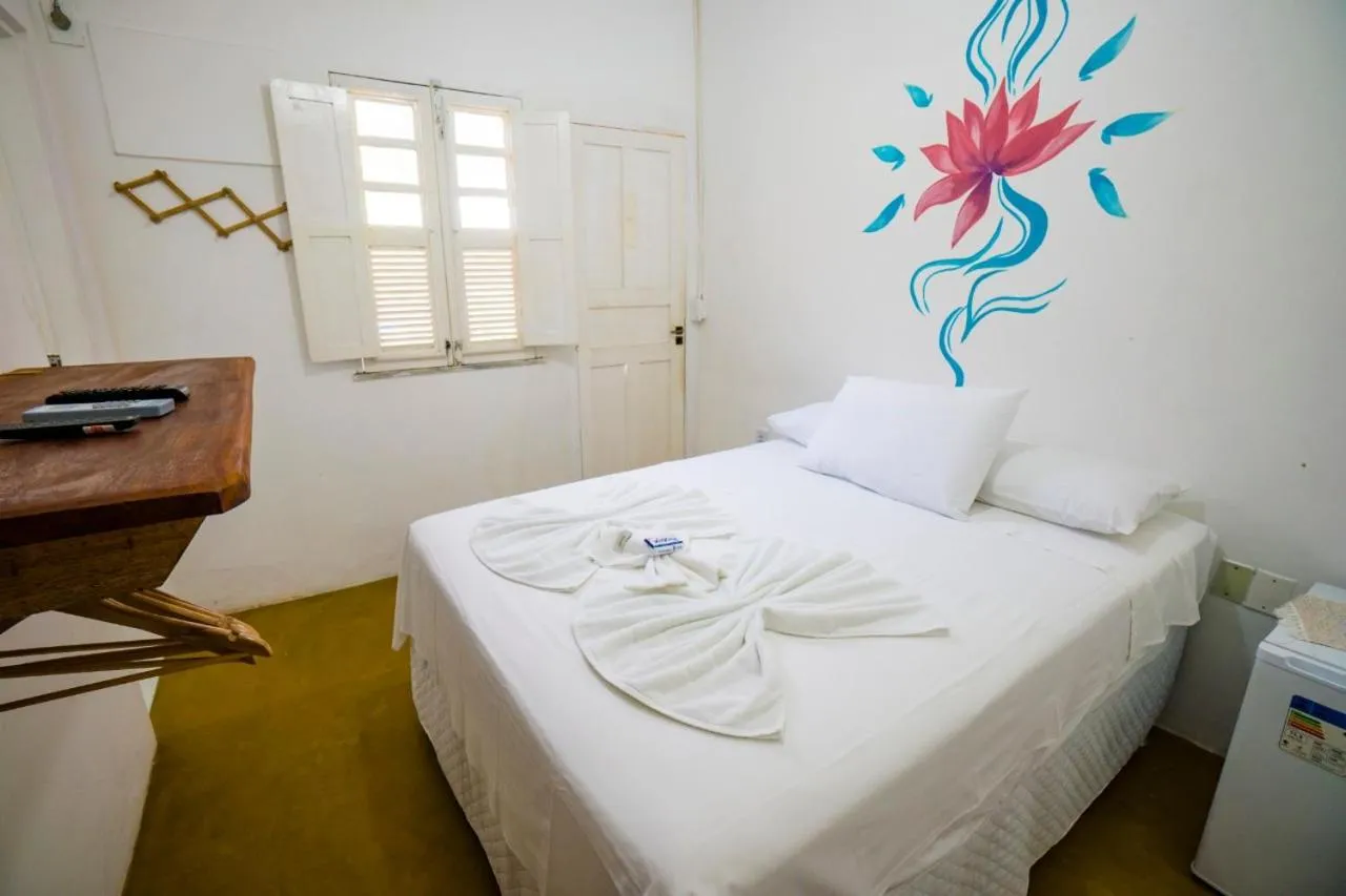 Bed in Pousada Sunset Boipeba