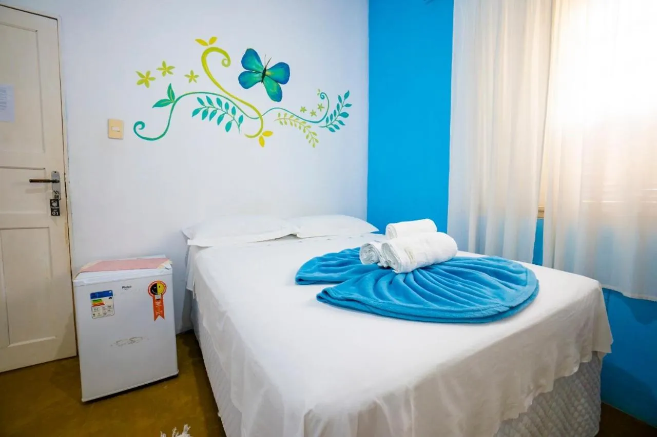 Bed in Pousada Sunset Boipeba