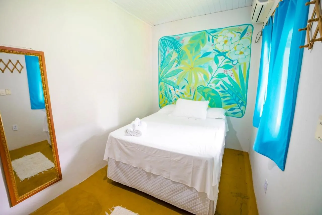 Bed in Pousada Sunset Boipeba