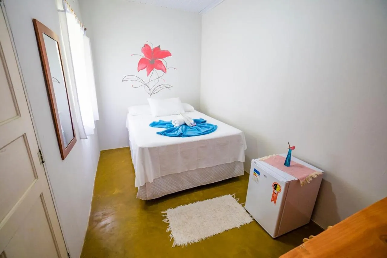 Bed in Pousada Sunset Boipeba