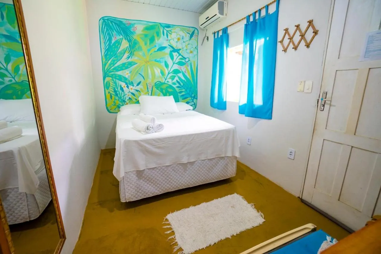 Bed in Pousada Sunset Boipeba
